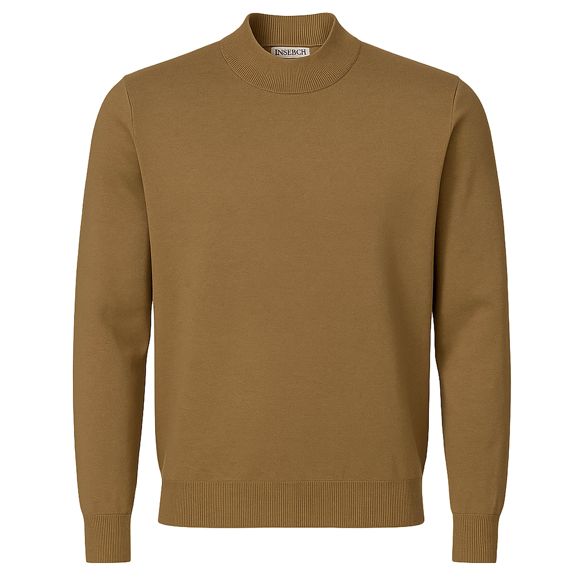 INSERCH COTTON BLEND MOCK NECK SWEATER/4308
