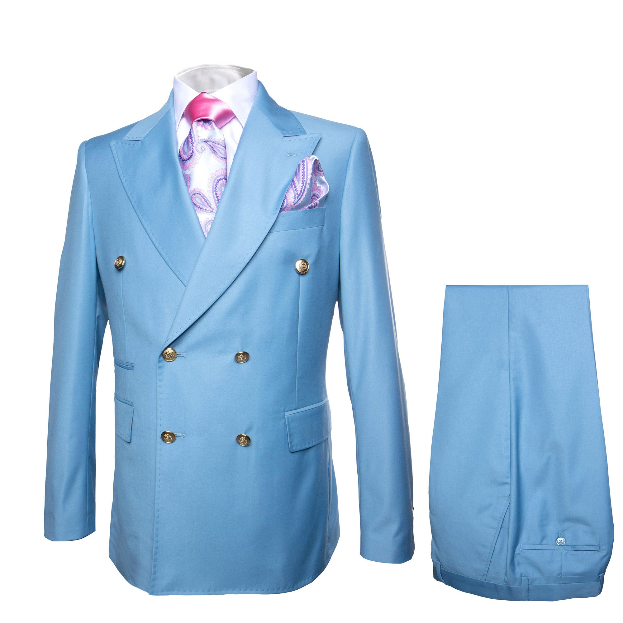 MILANO DOUBLE BREASTED/ROSSI MAN/SOLID