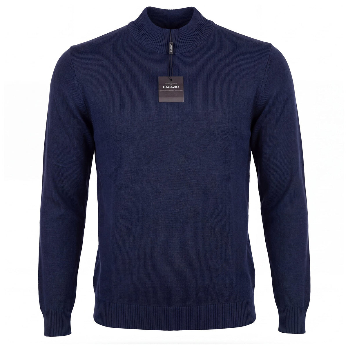 BAGAZIO T P L NAVY / MED Bagazio Men’s Mock Lightweight Knit-Bm2284