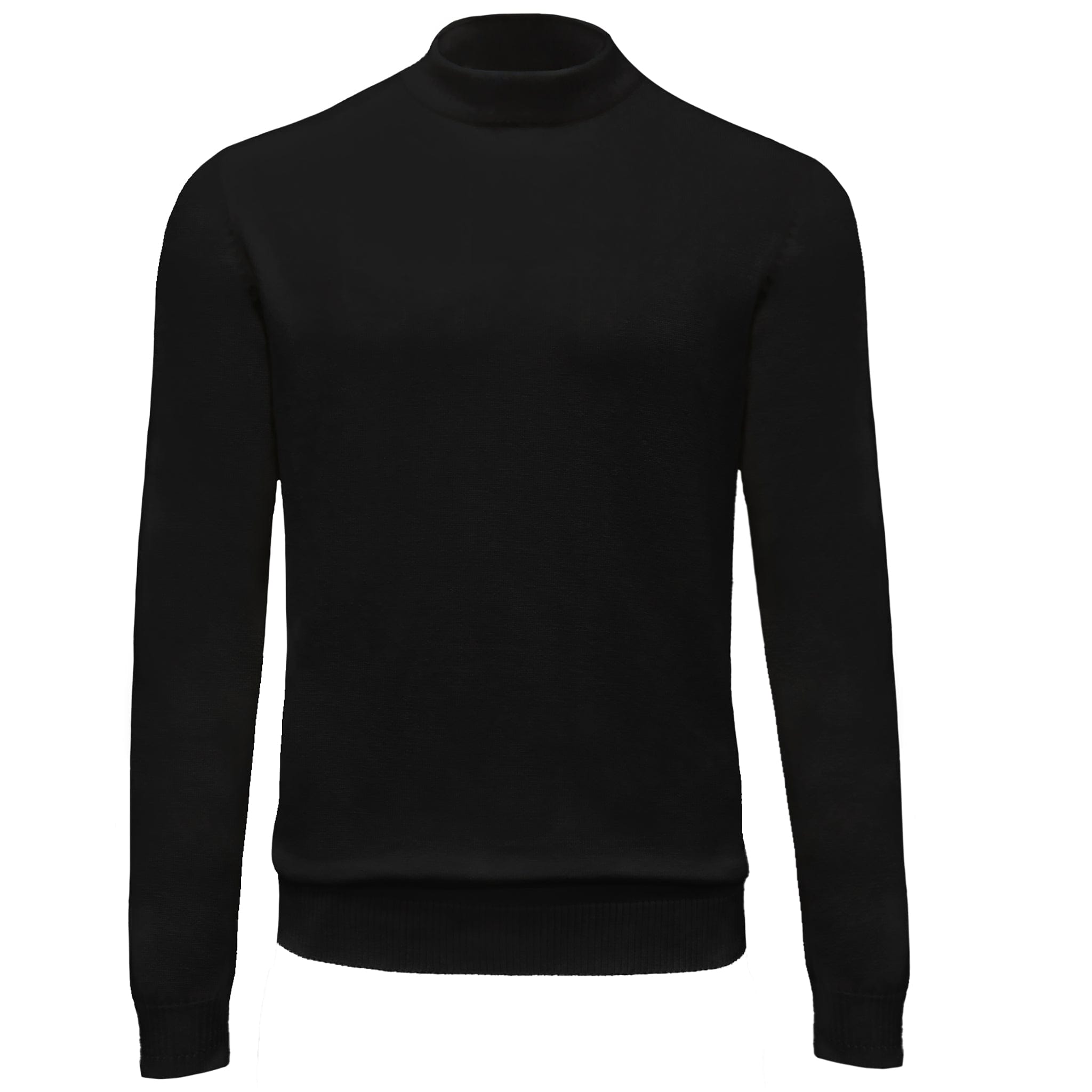 BAGAZIO T PL BLK / M BAGAZIO MOCK ENECK KNITS SOLD-BM2284