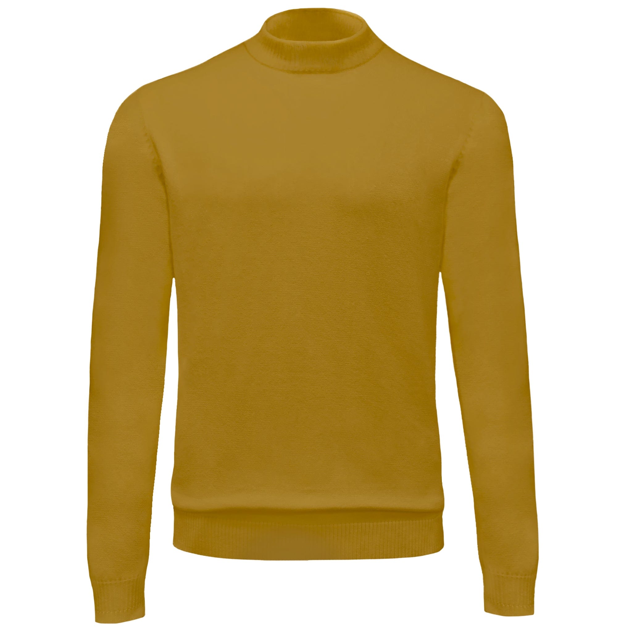BAGAZIO T PL MUSTARD / M BAGAZIO MOCK ENECK KNITS SOLD-BM2284