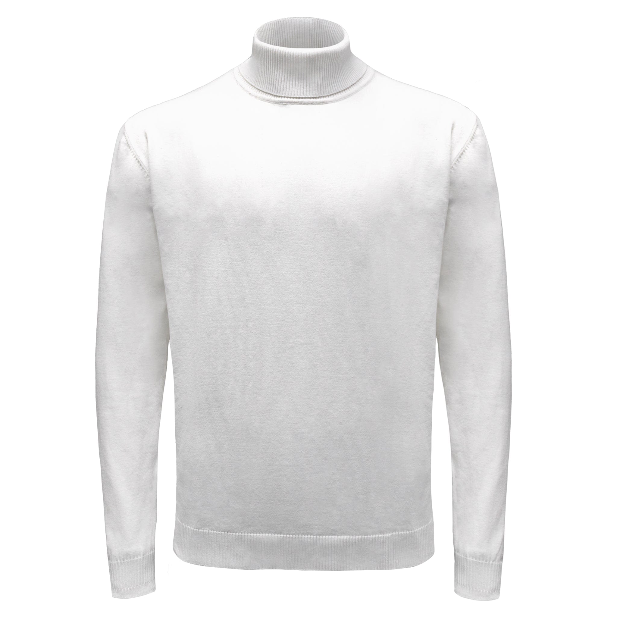BAGAZIO T PL WHT / M BAGAZIO TURTLENECK KNITS SOLD-BM2102