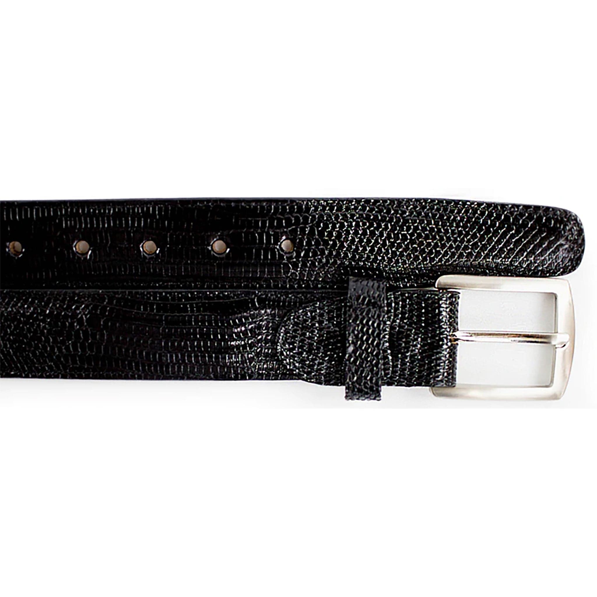 BELVEDERE Belts BLACK / 44 Belvedere-LIZARD Belt