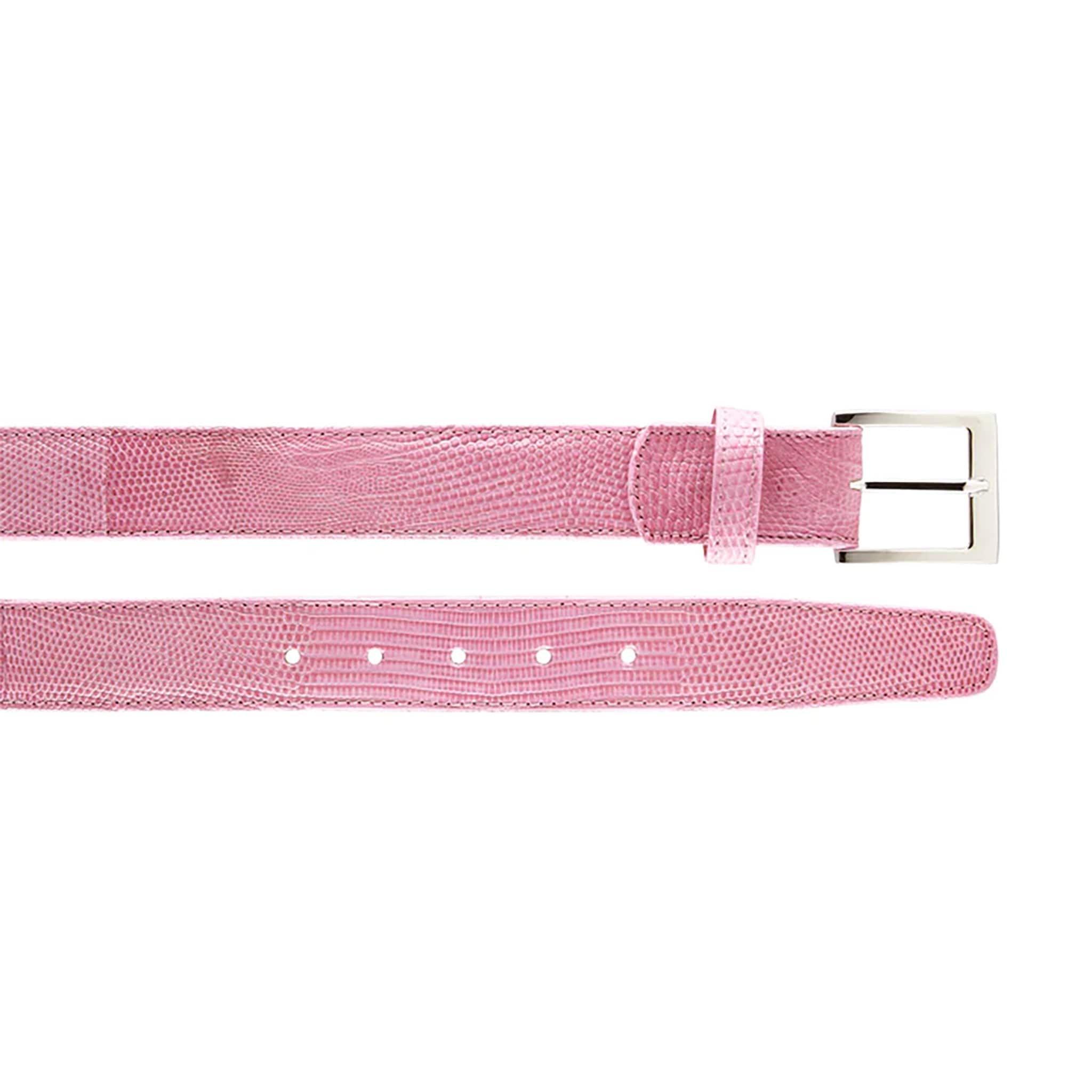 BELVEDERE Belts ROSE PINK / 44 Belvedere-LIZARD Belt