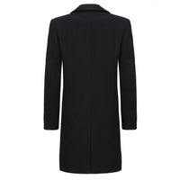 BRAVEMAN SUITING COMPANY O C MILANO LABLE DOUBLE BREASTED OVERCOAT/Mdc02