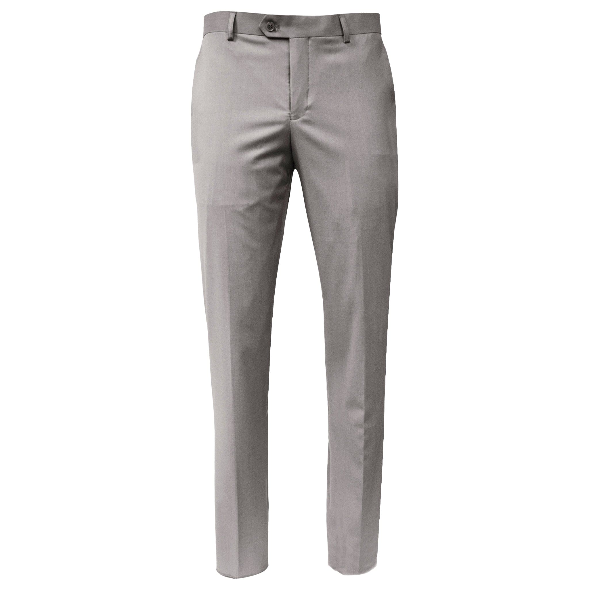 BRAVEMAN SUITING COMPANY P DM LT.GRAY / 30 MILANO LABEL MODERN FIT PANTS/Sp202