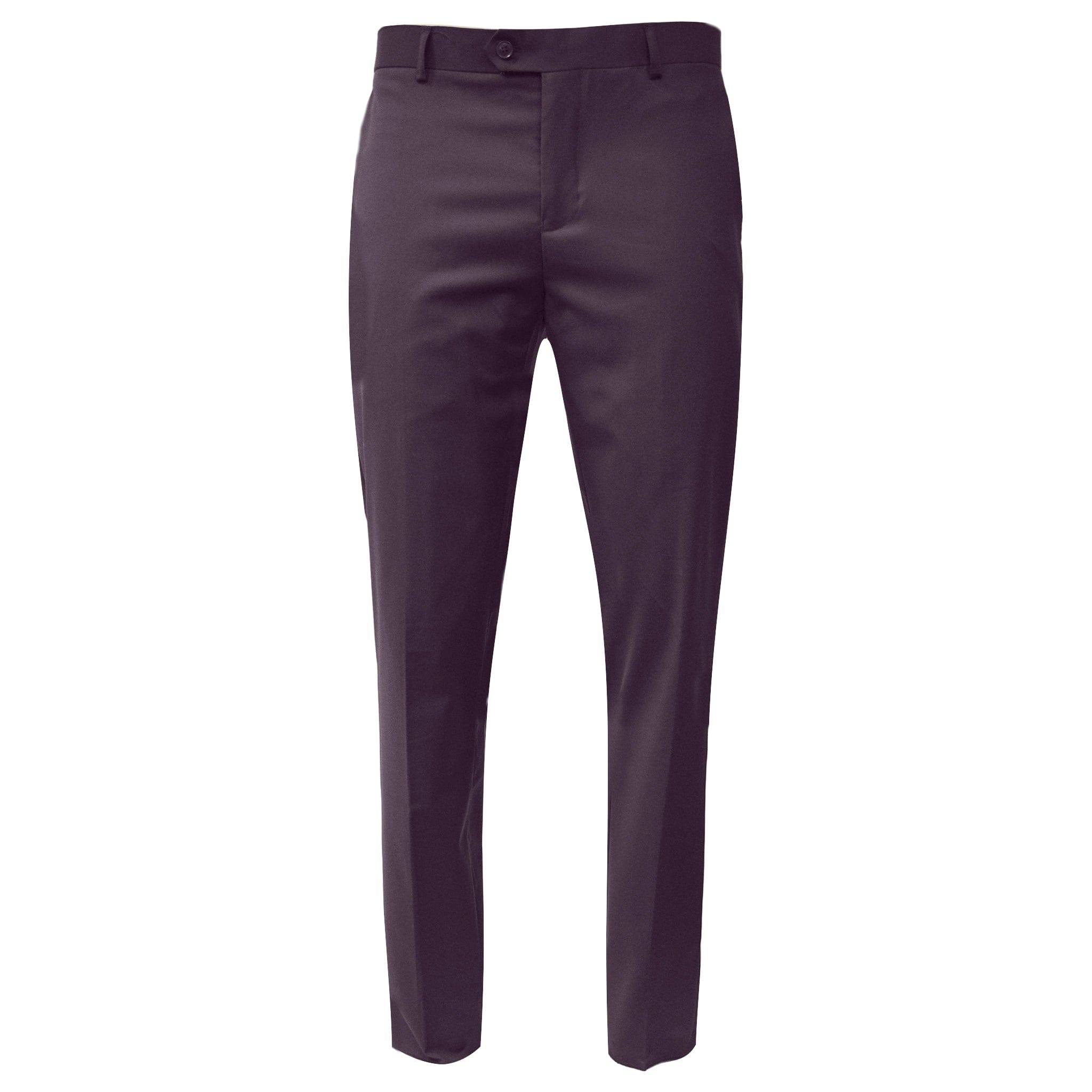 BRAVEMAN SUITING COMPANY P DM PURPLE / 30 MILANO LABEL MODERN FIT PANTS/Sp202