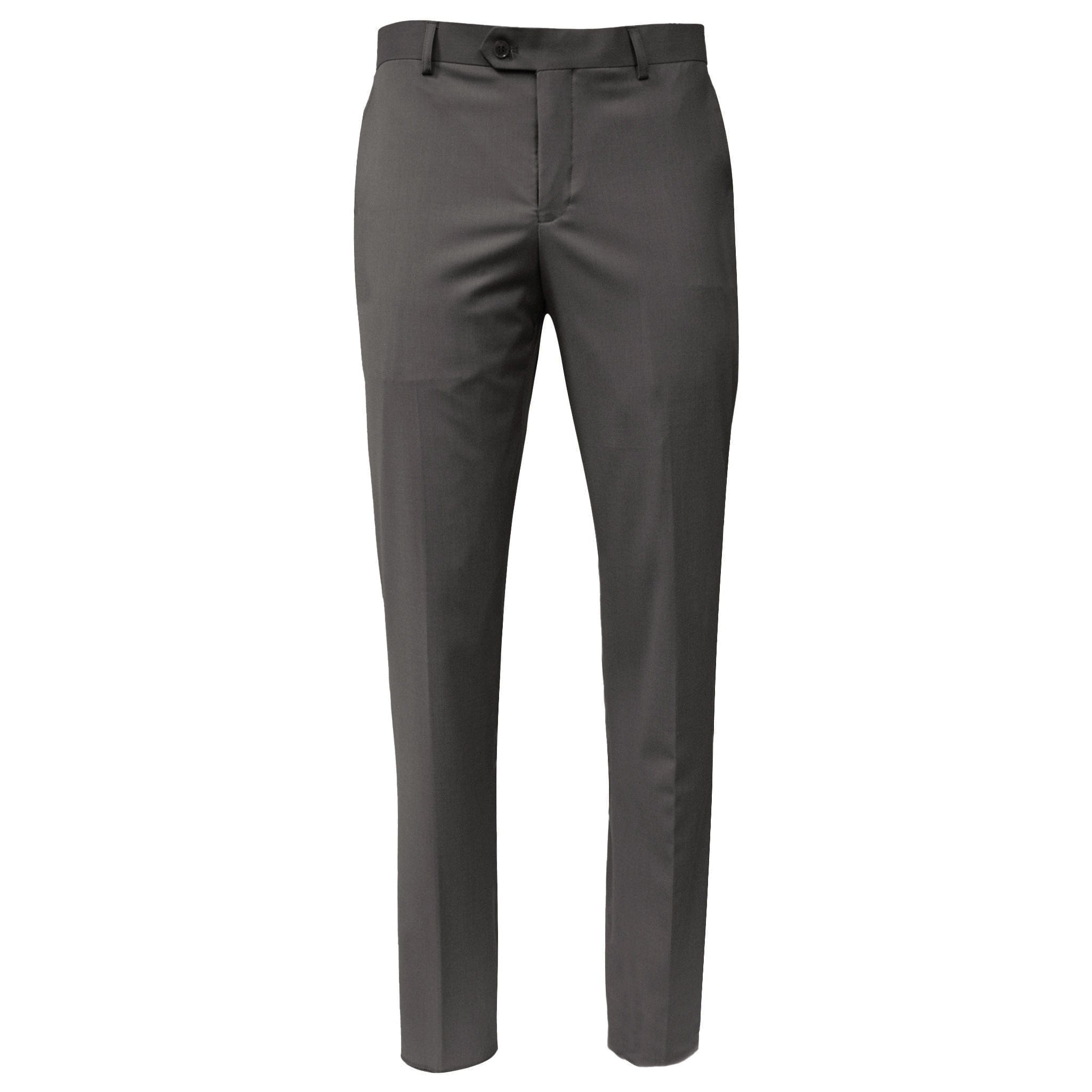 BRAVEMAN SUITING COMPANY P DM CHARCOAL / 30 MILANO LABEL MODERN FIT PANTS/Sp202