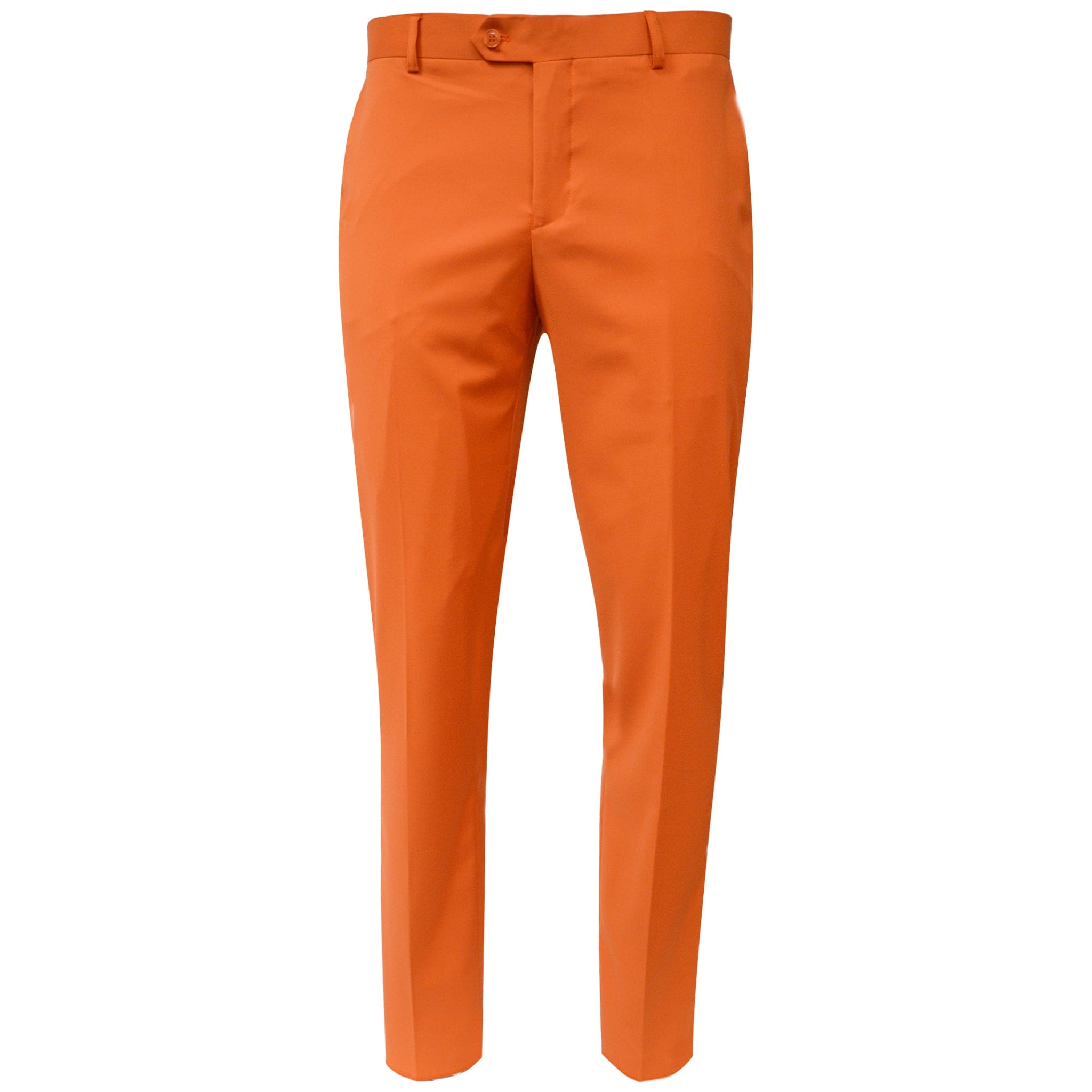 BRAVEMAN SUITING COMPANY P DM ORANGE / 30 MILANO LABEL MODERN FIT PANTS/Sp202
