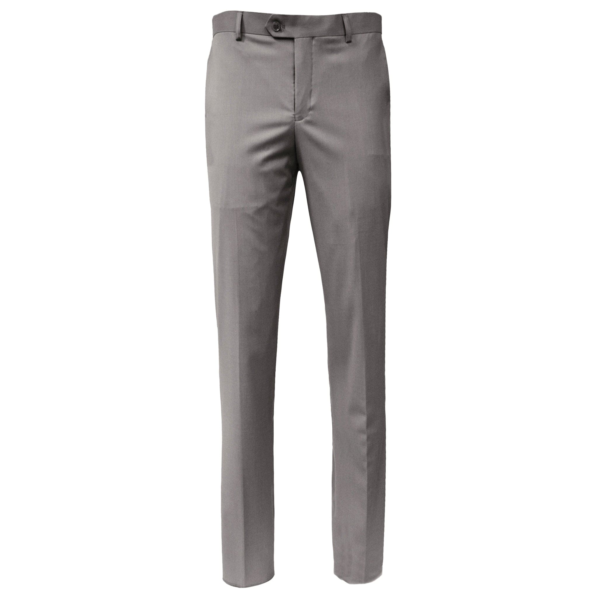 BRAVEMAN SUITING COMPANY P DS GRAY / 30 MILANO LABEL SLIM FIT PANTS/Zp101