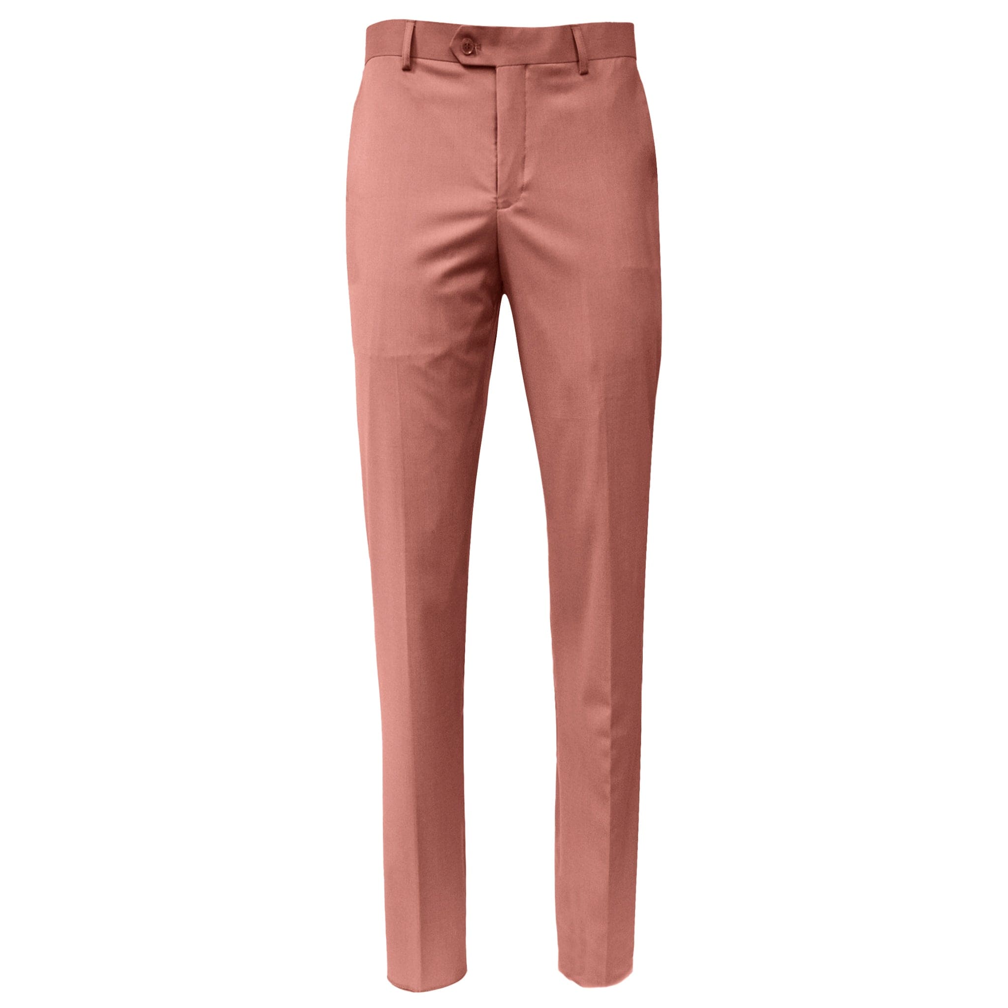 BRAVEMAN SUITING COMPANY P DS PINK / 30 MILANO LABEL SLIM FIT PANTS/Zp101