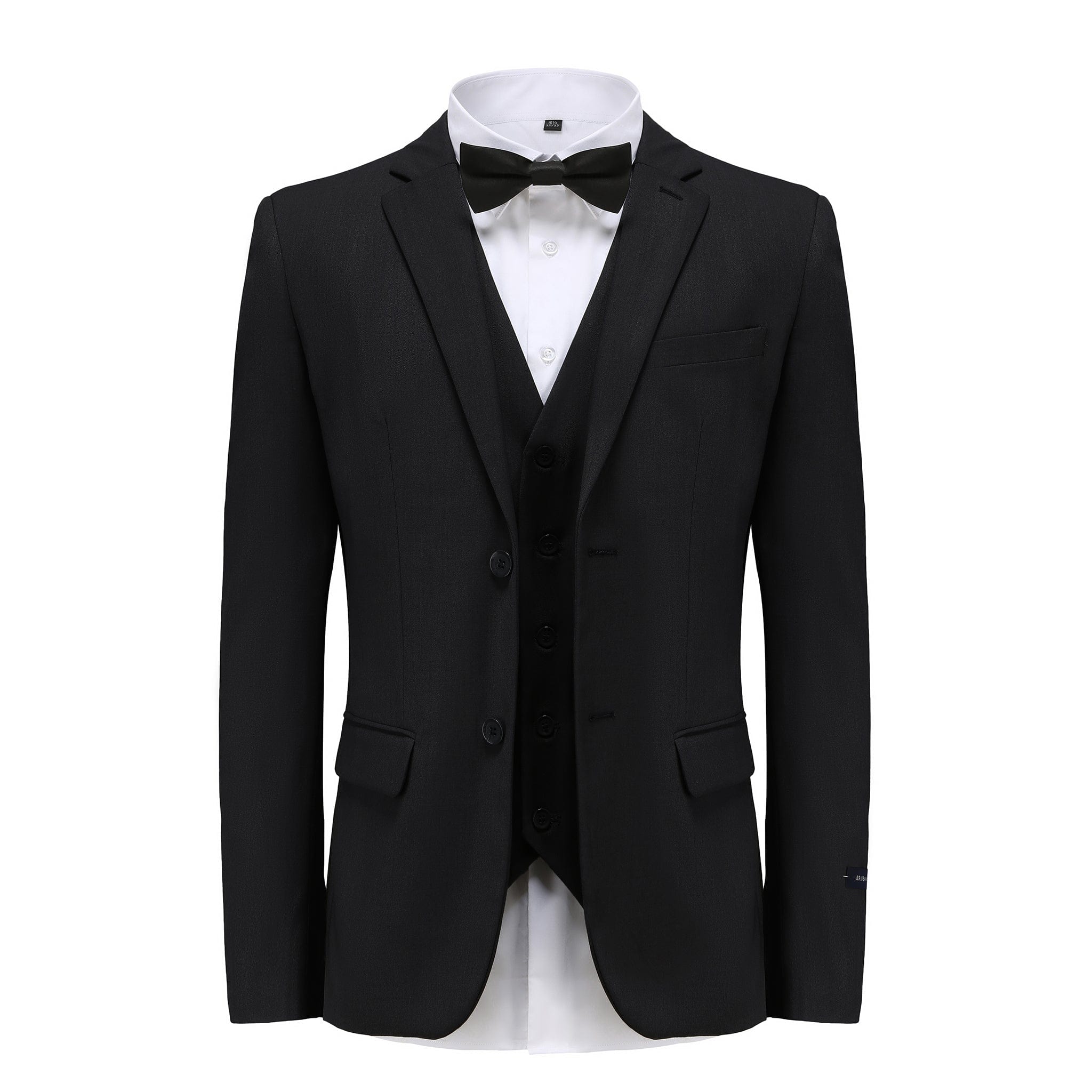BRAVEMAN SUITING COMPANY U SM BRAVEMAN SUIT/M3OO/BLACK