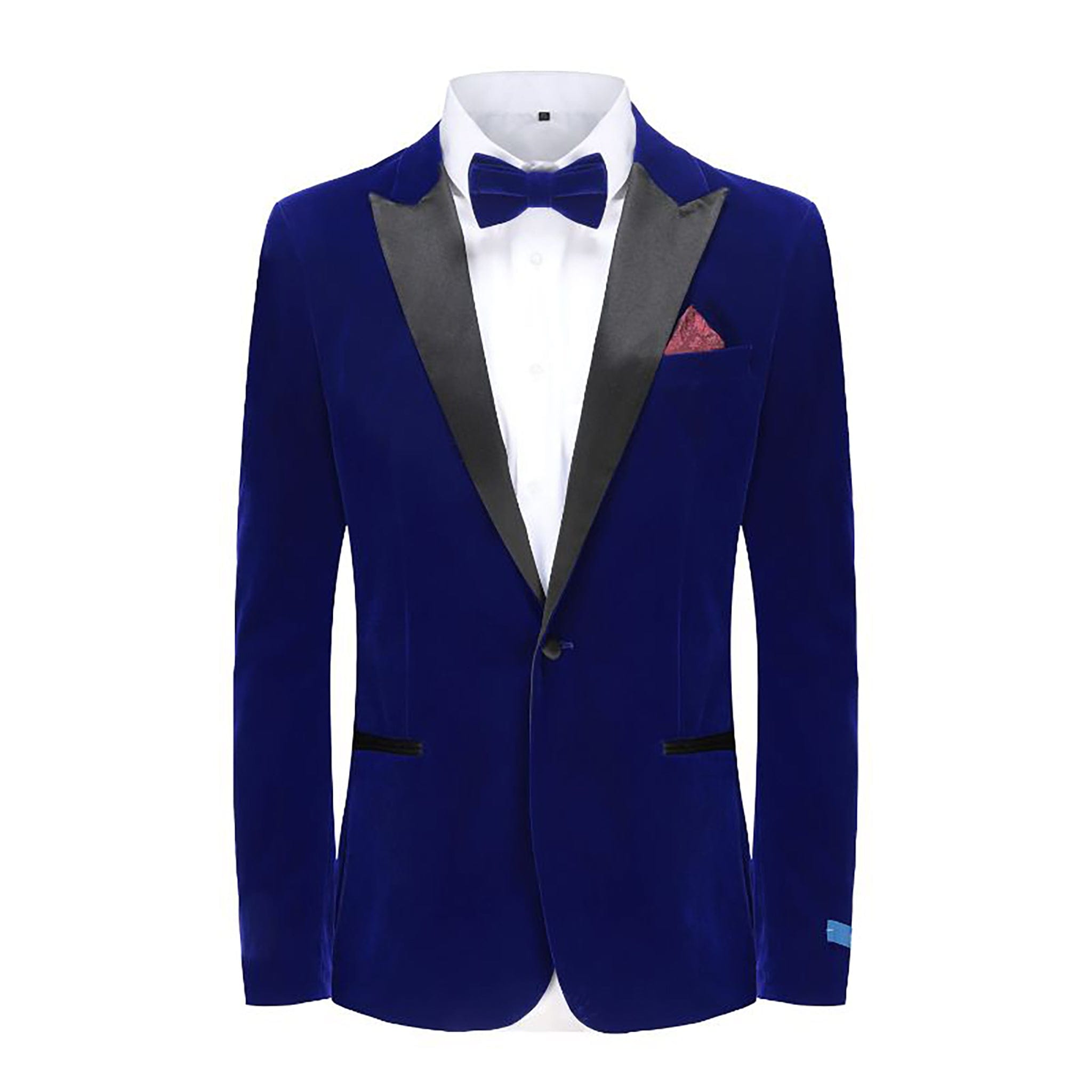 BRAVEMAN SUITING COMPANY XTUS BLUE / 36R GINO VITALE-TUXEDO DB SUIT-TX800-BLUE