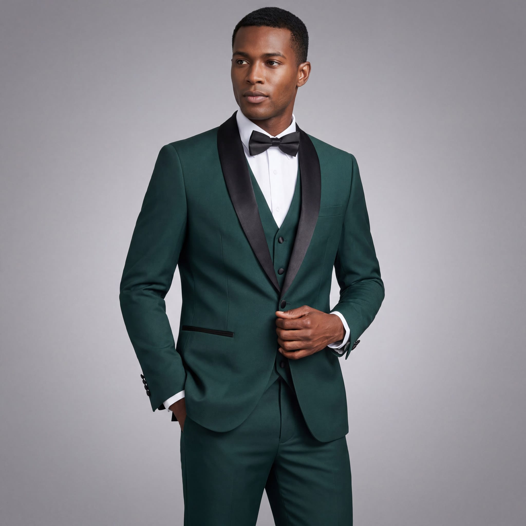 BRAVEMAN SUITING COMPANY XTUS SLIM FIT TUXEDO -TX300