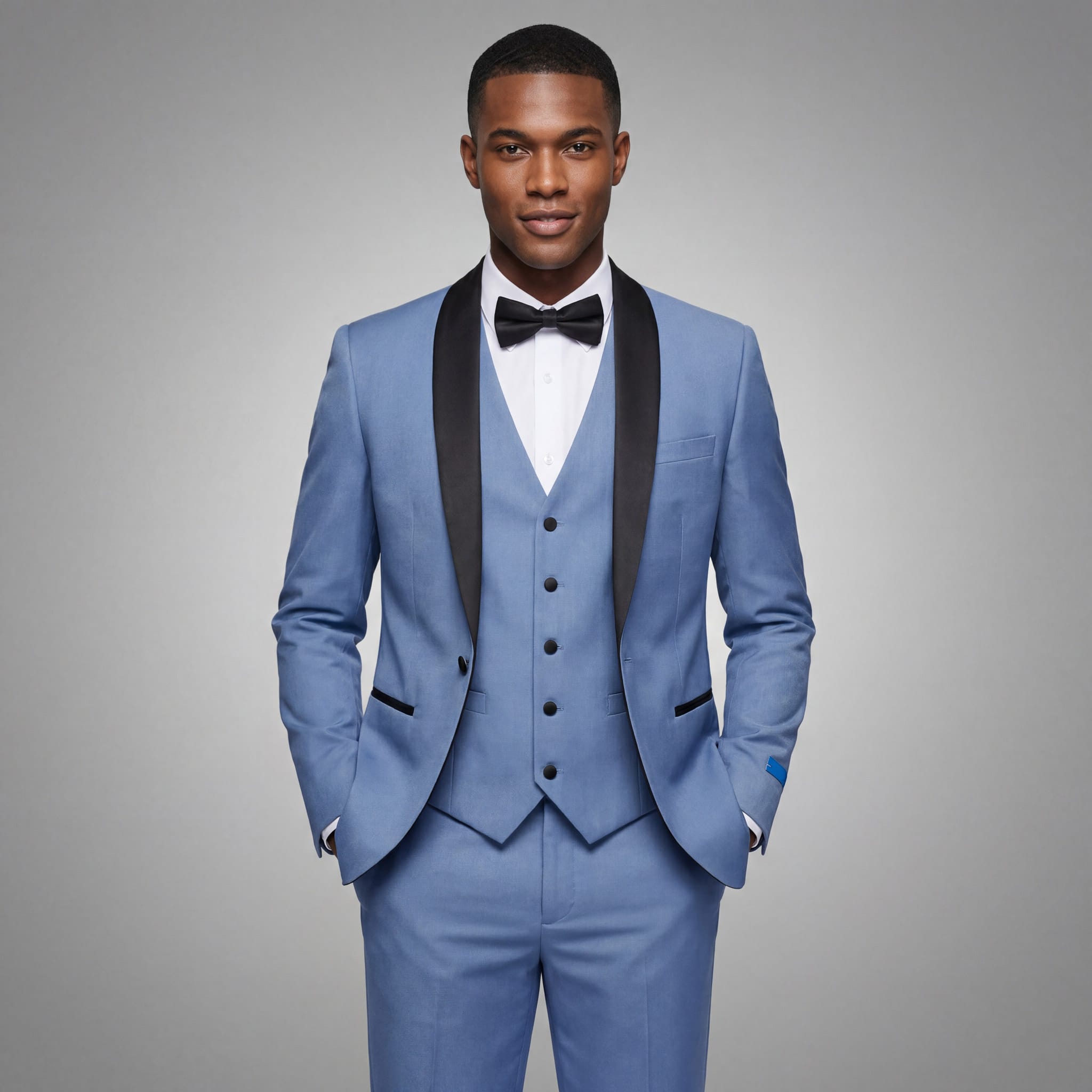 BRAVEMAN SUITING COMPANY XTUS SLIM FIT TUXEDO -TX300