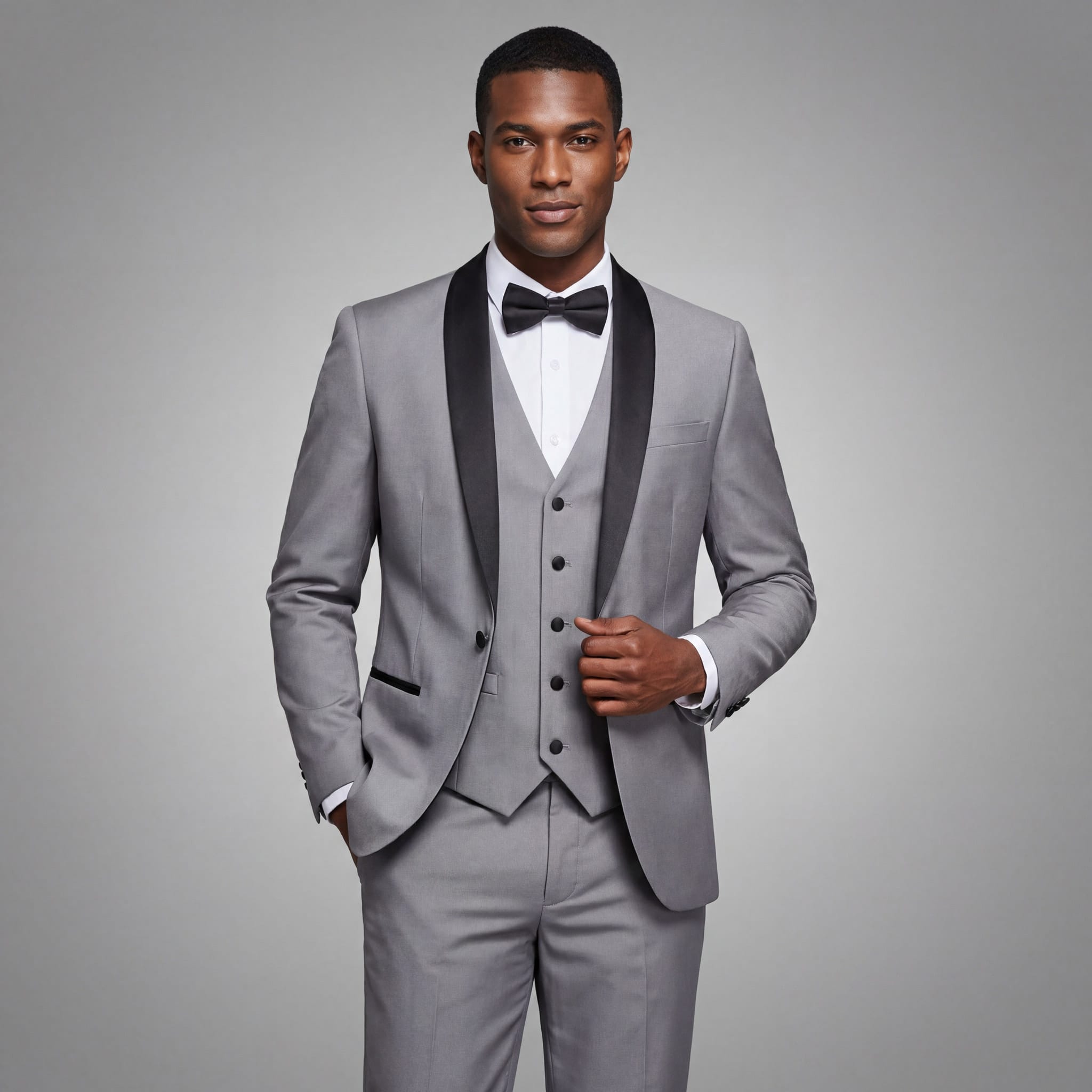 BRAVEMAN SUITING COMPANY XTUS SLIM FIT TUXEDO -TX300