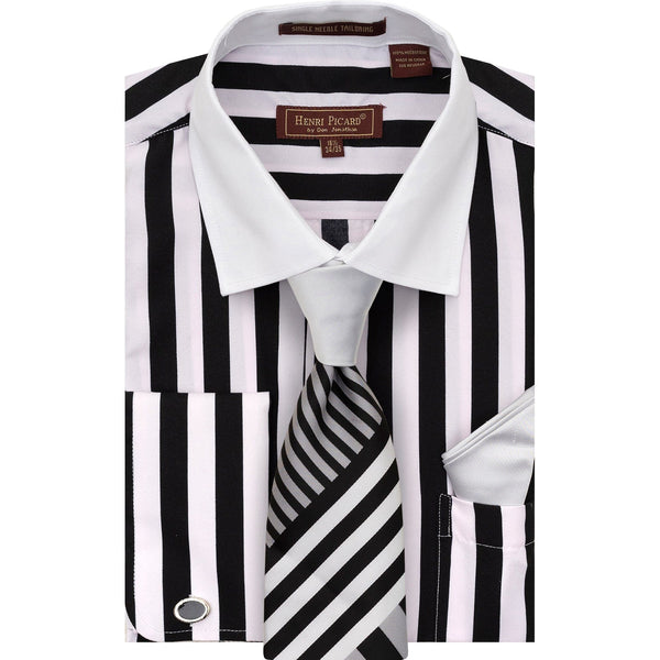 HINRI PICARDI SHIRT/TIE SET/FC190 – MilanoMensWear