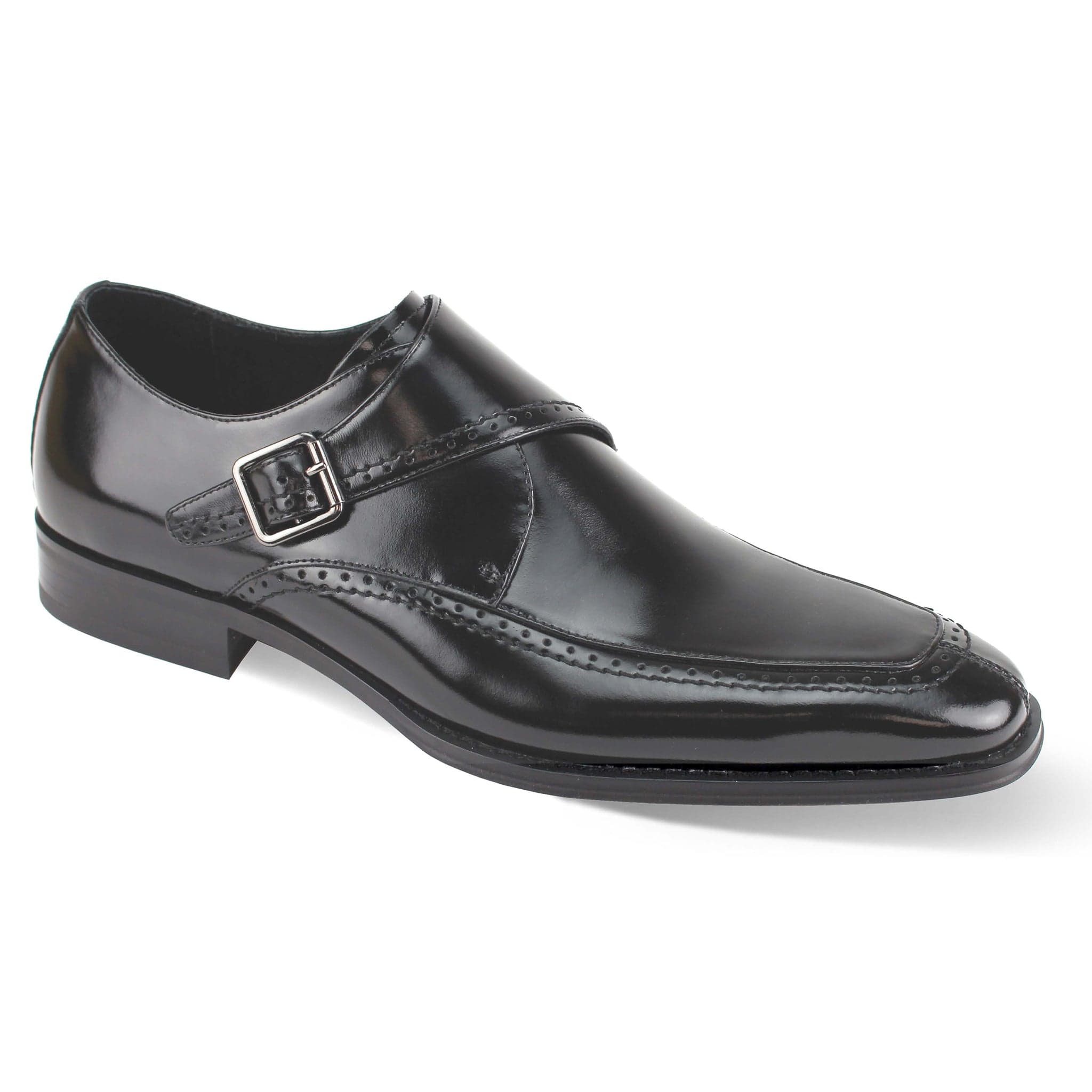 GIOVANNI LEATHER SHOES FT BLK / 7 Giovanni AMATO Leather Shoes