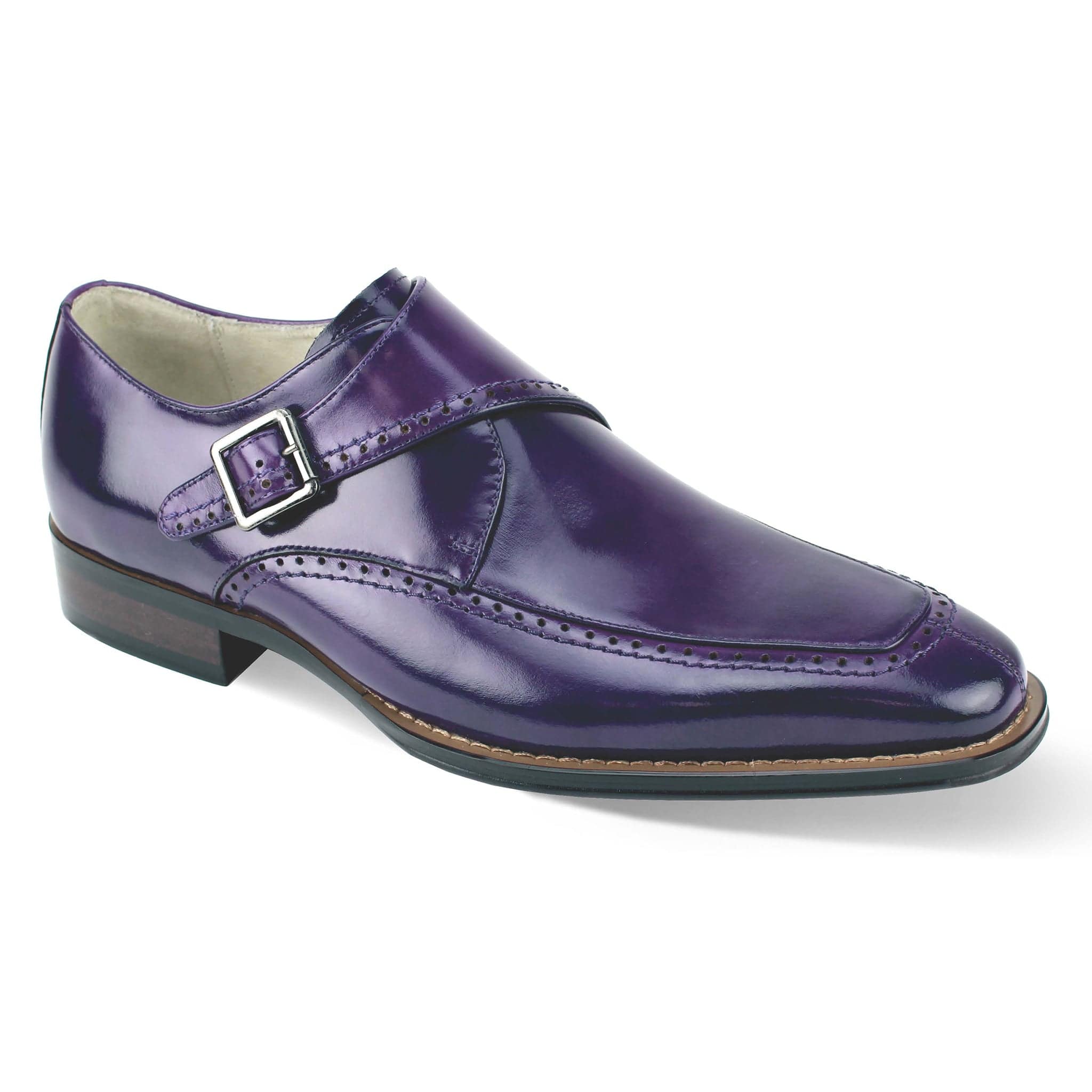 GIOVANNI LEATHER SHOES FT PURPLE / 7 Giovanni AMATO Leather Shoes