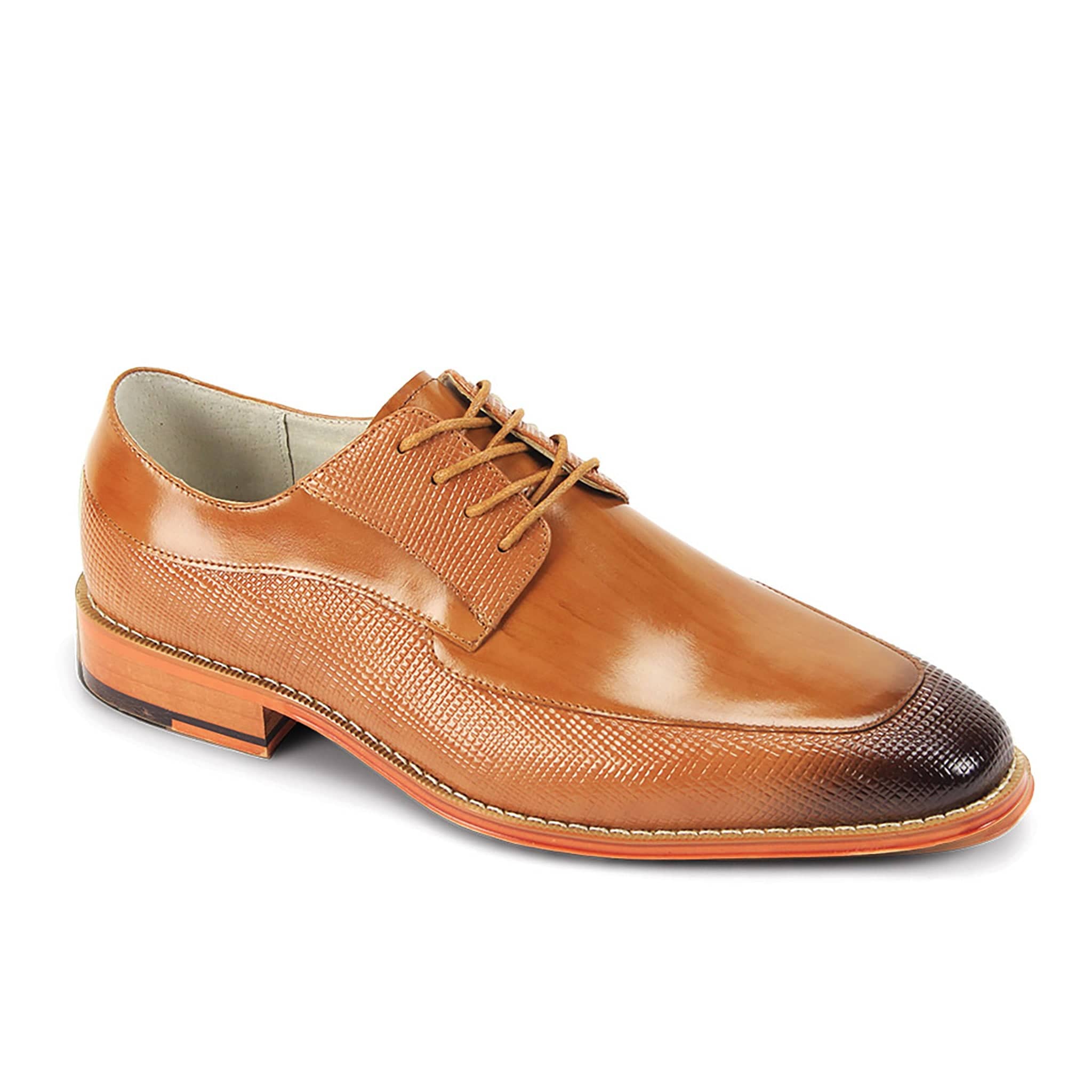GIOVANNI LEATHER SHOES FT TAN / 8.5 Giovanni Asher Dress Shoes