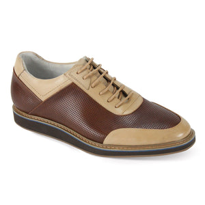 GIOVANNI LEATHER SHOES FT BRN/NAT / 7 GIOVANNI LEATHER SHOES-LORENZO