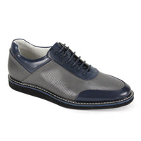 GIOVANNI LEATHER SHOES FT GRY/NVY / 7 GIOVANNI LEATHER SHOES-LORENZO