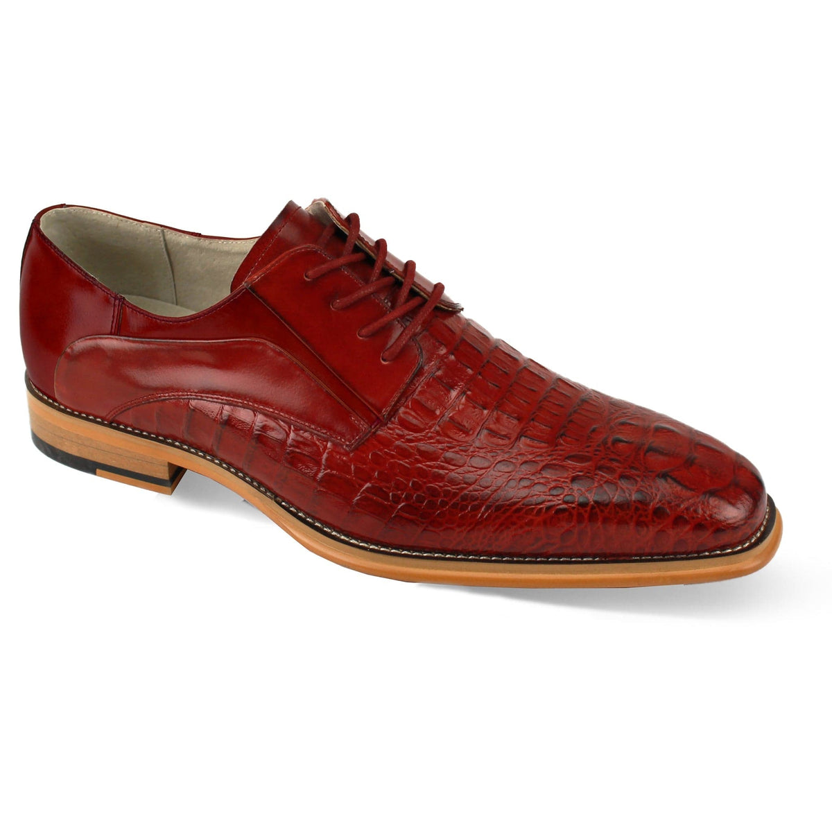 GIOVANNI LEATHER SHOES FT RED / 7 GIOVANNI LEATHER SHOES-MASON-RED