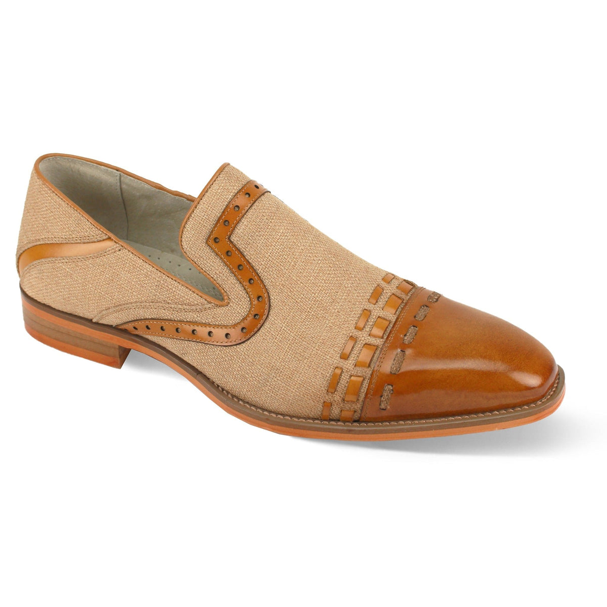 GIOVANNI LEATHER SHOES FT TAN / 7 GIOVANNI LEATHER SHOES-PARKER