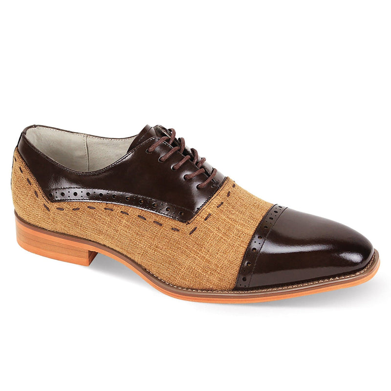 GIOVANNI LEATHER SHOES FT CHBRN/TAN / 10 GIOVANNI LEATHER SHOES-REED
