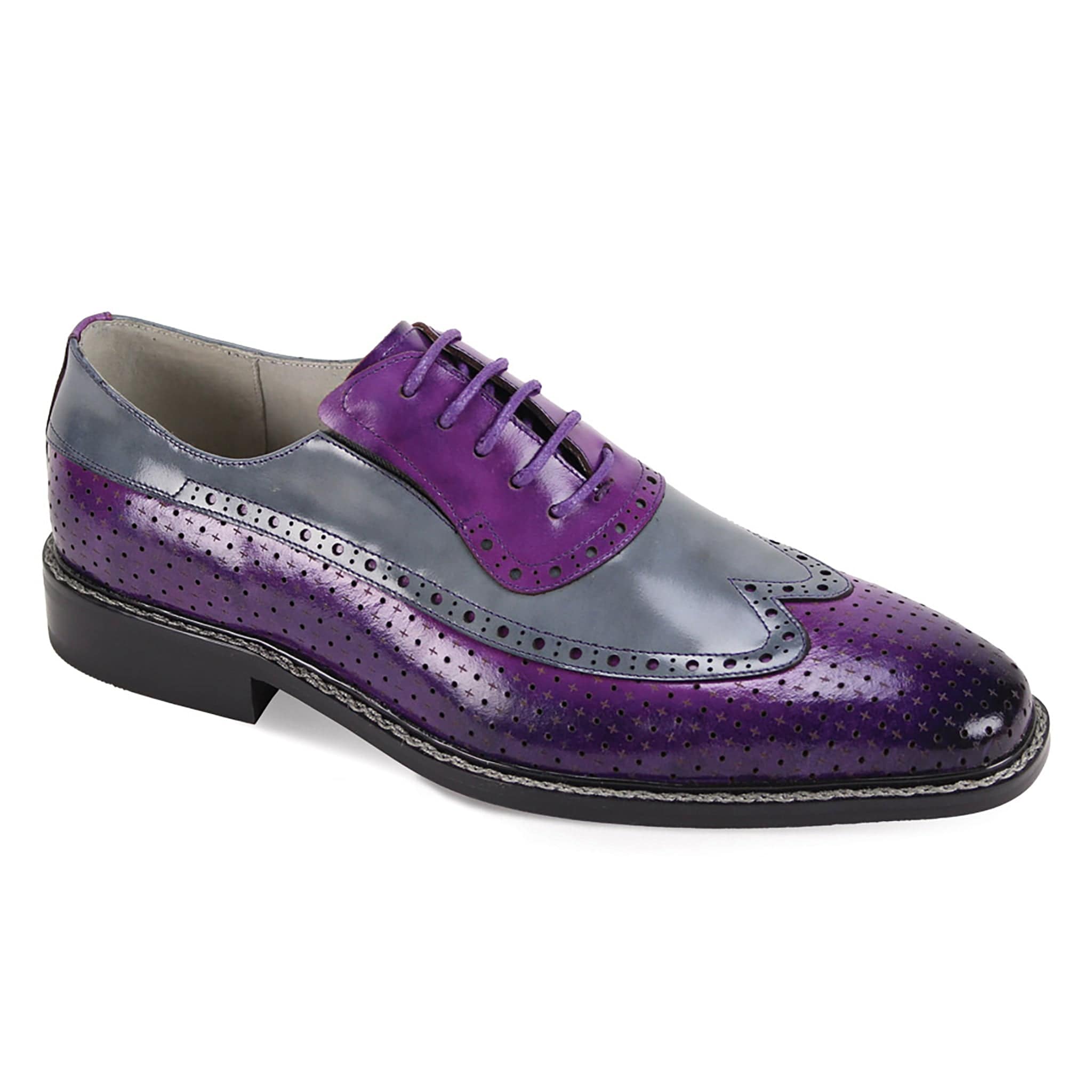 GIOVANNI LEATHER SHOES FT PURP/GRY / 7 GIOVANNI LEATHER SHOES-RIO