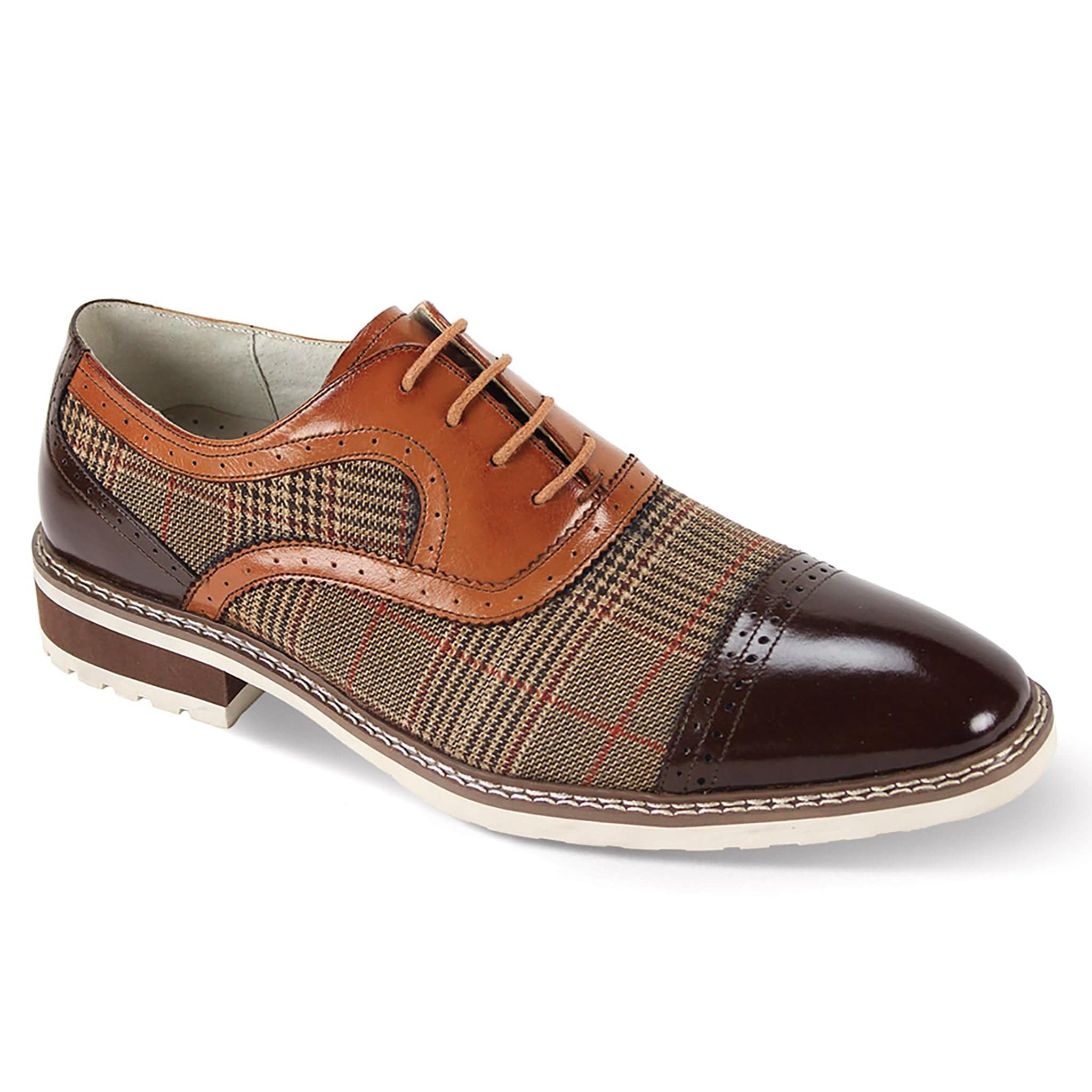 GIOVANNI LEATHER SHOES FT CHBRN/WHSK / 7 GIOVANNI LEATHER SHOES-SINCLAIR