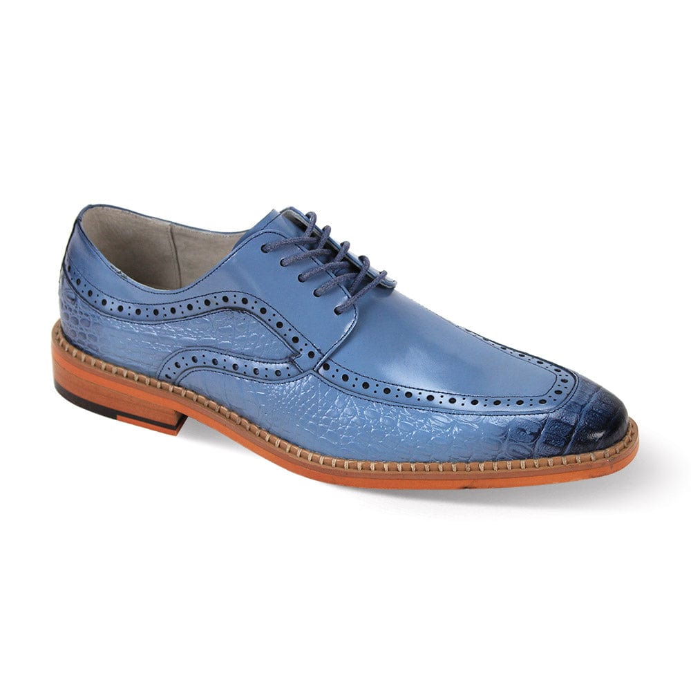 GIOVANNI LEATHER SHOES FT LT BLUE / 7 GIOVANNI LEATHER SHOES-TERENCE
