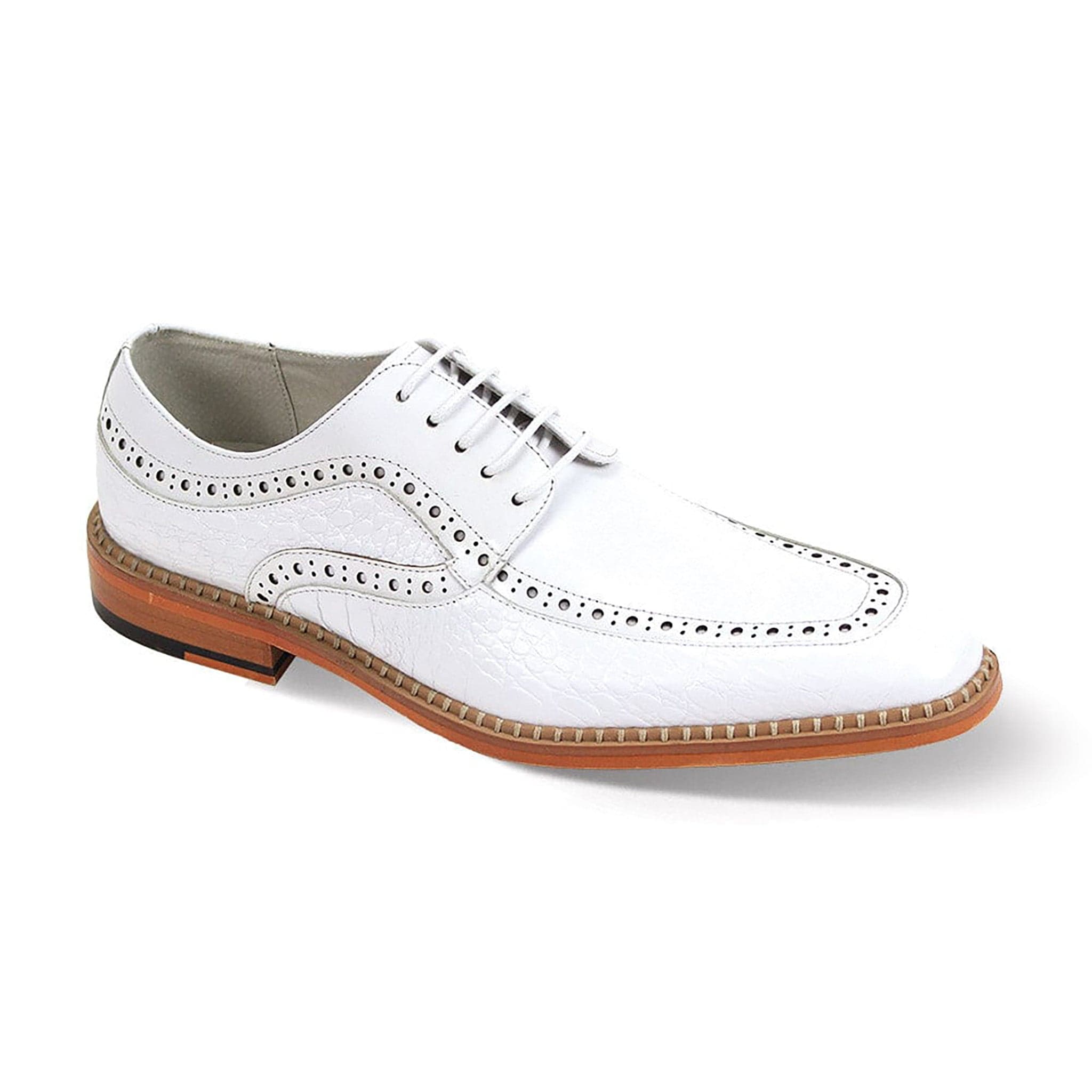 GIOVANNI LEATHER SHOES FT WHITE / 7 GIOVANNI LEATHER SHOES-TERENCE