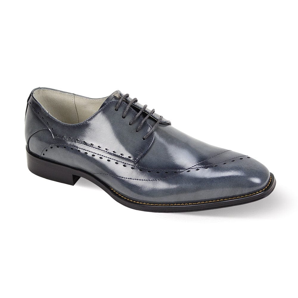 GIOVANNI LEATHER SHOES FT GREY / 8 GIOVANNI LEATHER SHOES-TRISTON