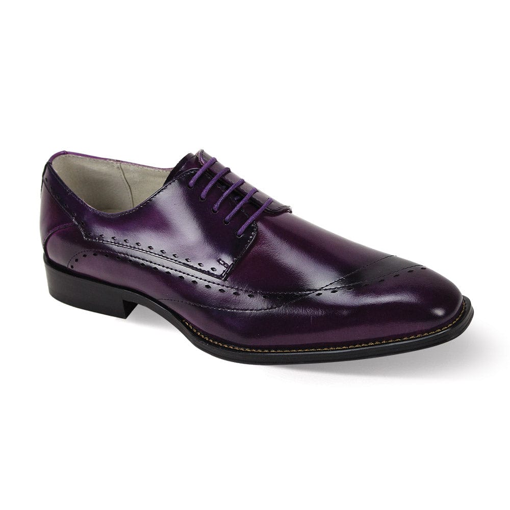 GIOVANNI LEATHER SHOES FT PURPLE / 8 GIOVANNI LEATHER SHOES-TRISTON