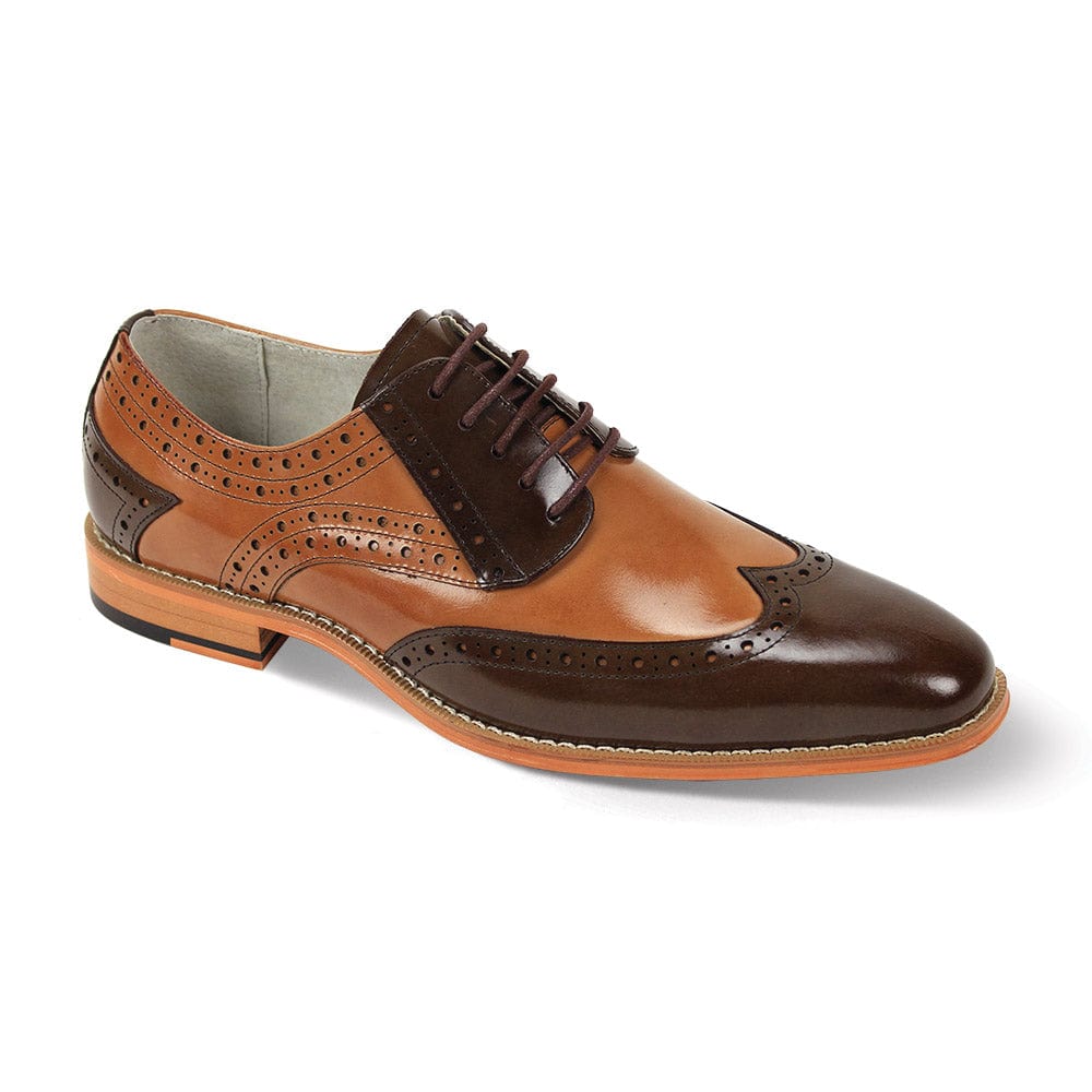 GIOVANNI LEATHER SHOES FT CHBRN/TAN / 8.5 GIOVANNI LEATHER SHOES-TROY