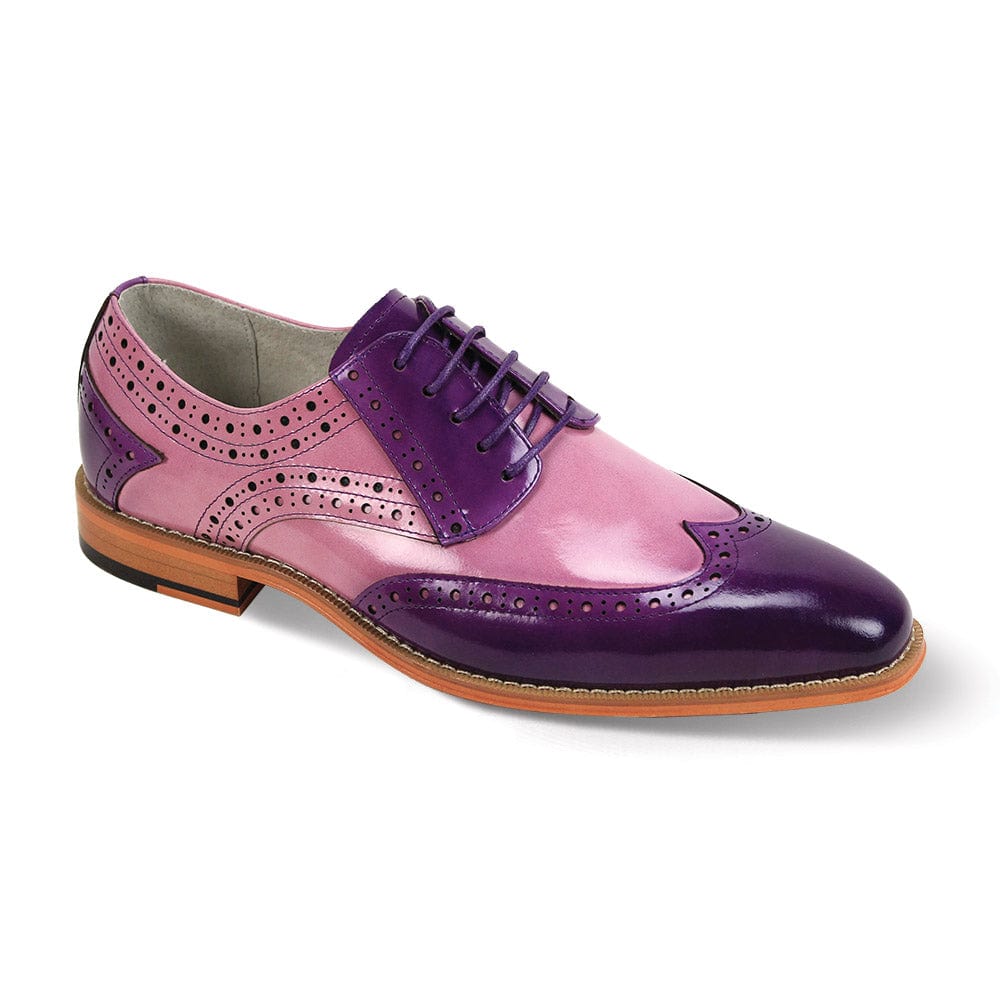 GIOVANNI LEATHER SHOES FT PRPL/ORCHID / 8.5 GIOVANNI LEATHER SHOES-TROY