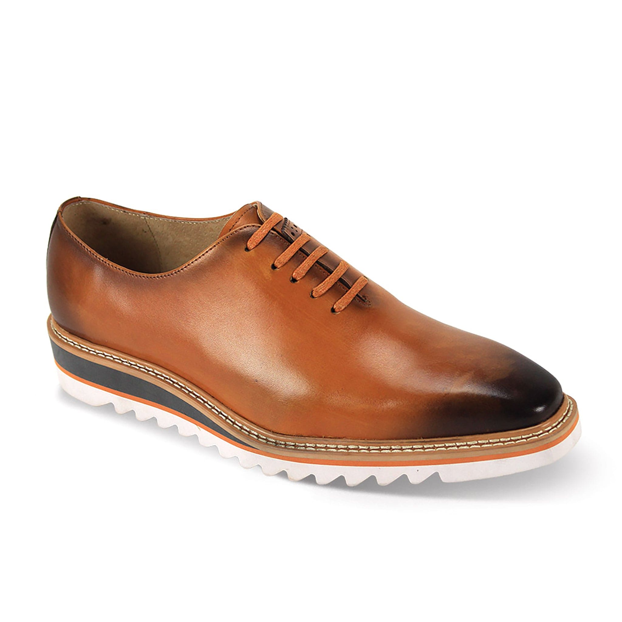 GIOVANNI LEATHER SHOES FT TAN / 7 Giovanni RUBEN Leather Shoes