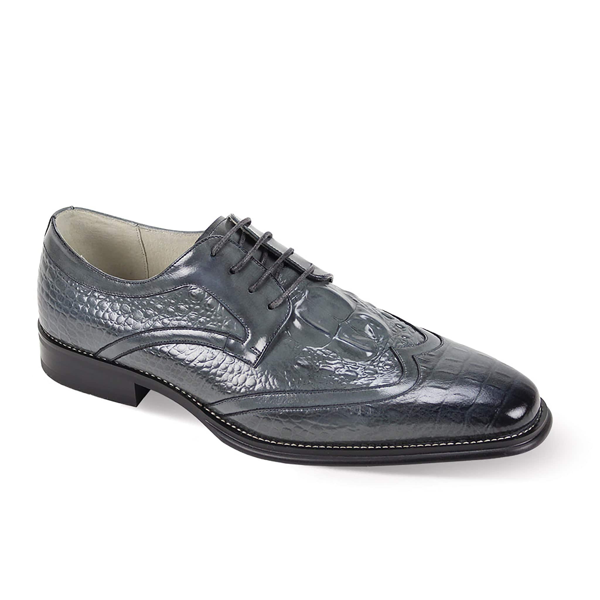 GIOVANNI LEATHER SHOES FT GREY / 8.5 Giovanni SHANE Leather Shoes