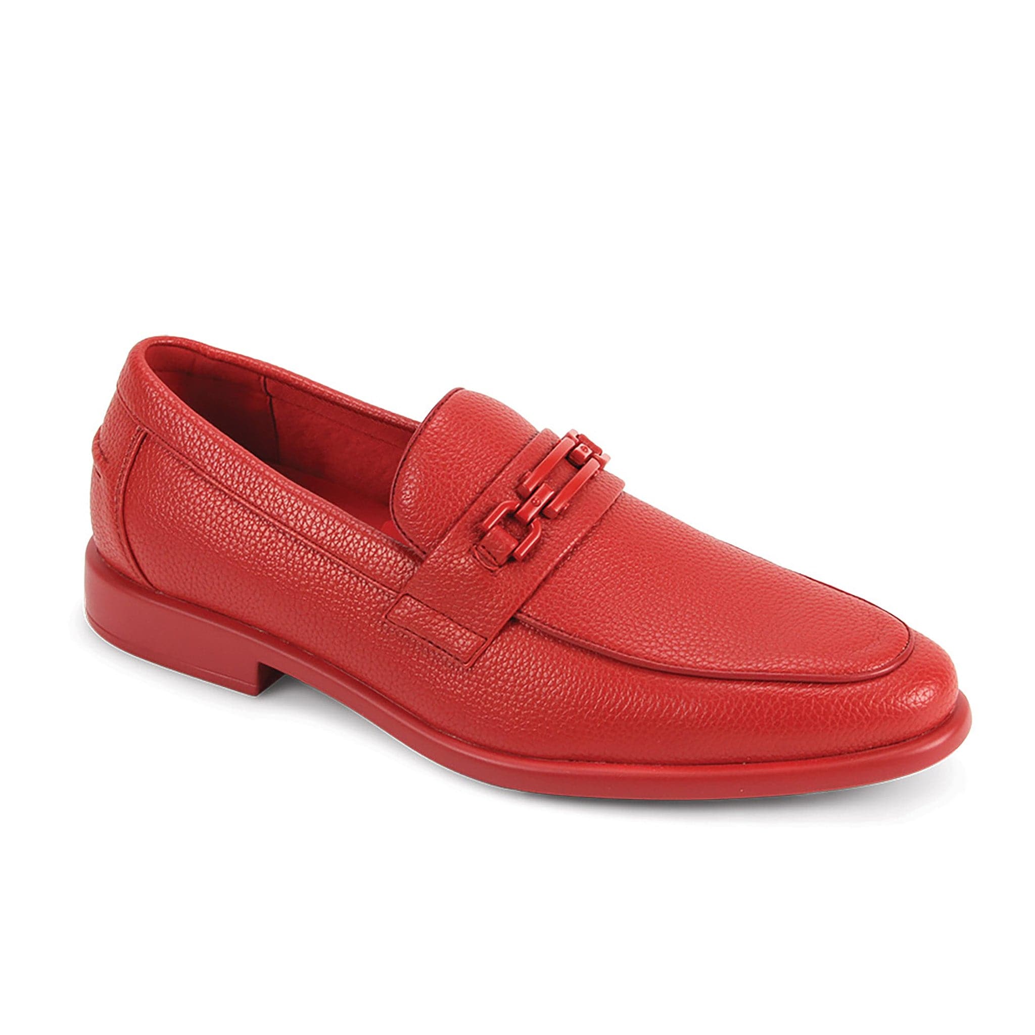 GLOBE FOOTWEAR F T RED / 8 ASH 4 Moc Toe Bit Slip-On Loafer