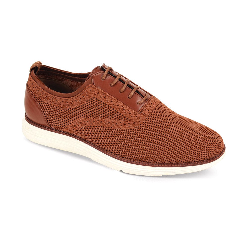 GLOBE FOOTWEAR F TC COGNAC / 8.5 PLAIN TOE LACE CASUAL-7059