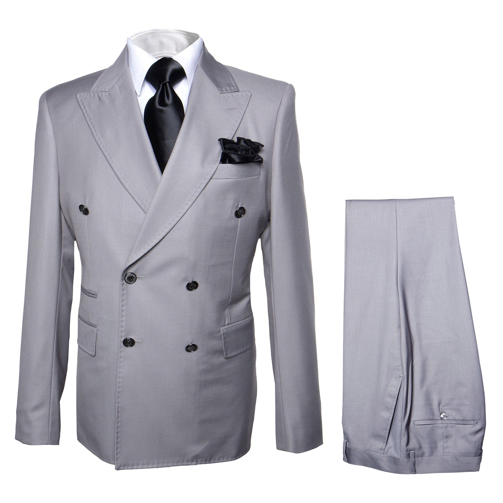 GR CLOTHING GRP DBA ROSSI U SM MILANO DOUBLE BREASTED/ROSSI MAN/SOLID (Copy)