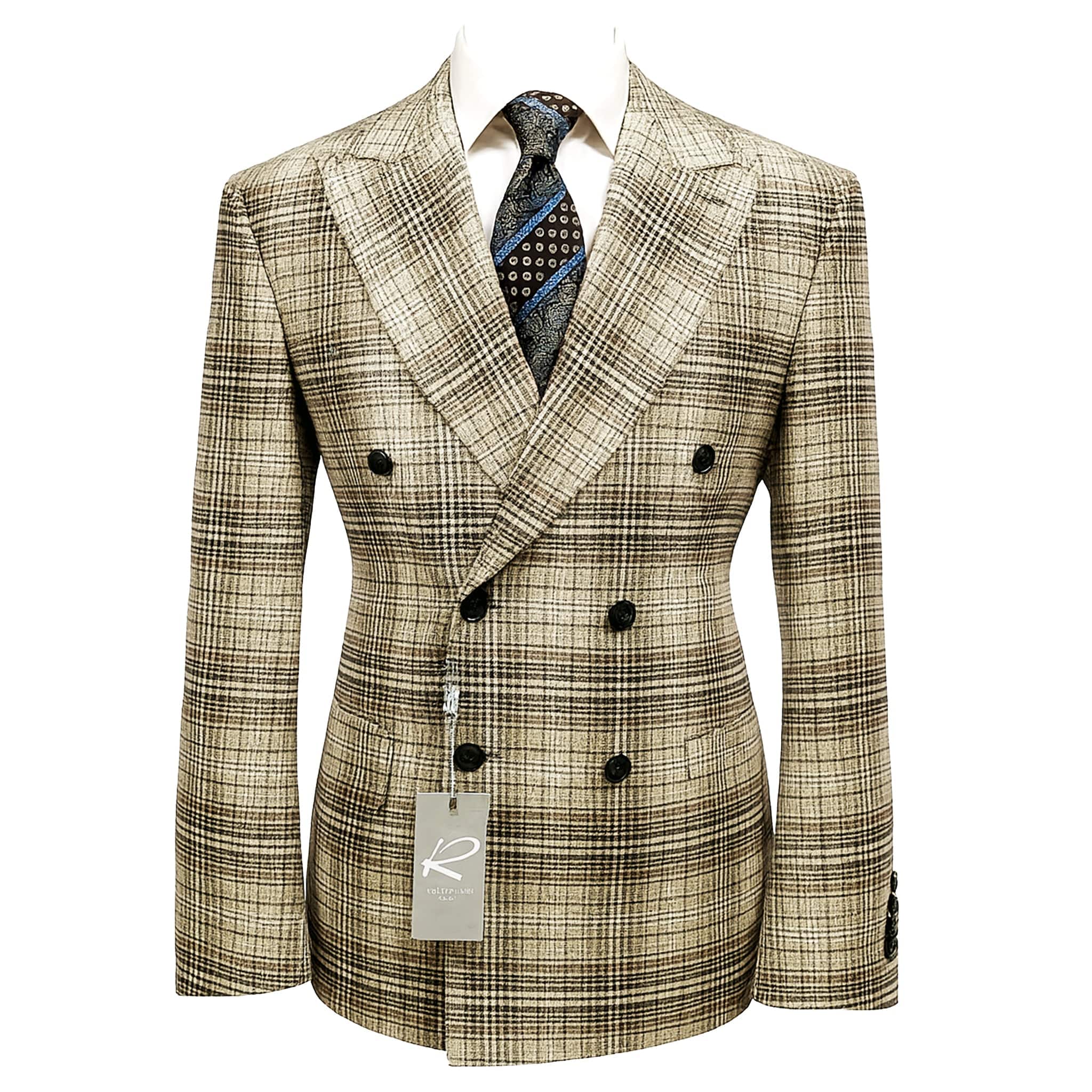 GR CLOTHING GRP DBA ROSSI U SM MILANO DOUBLE BREASTED SUIT