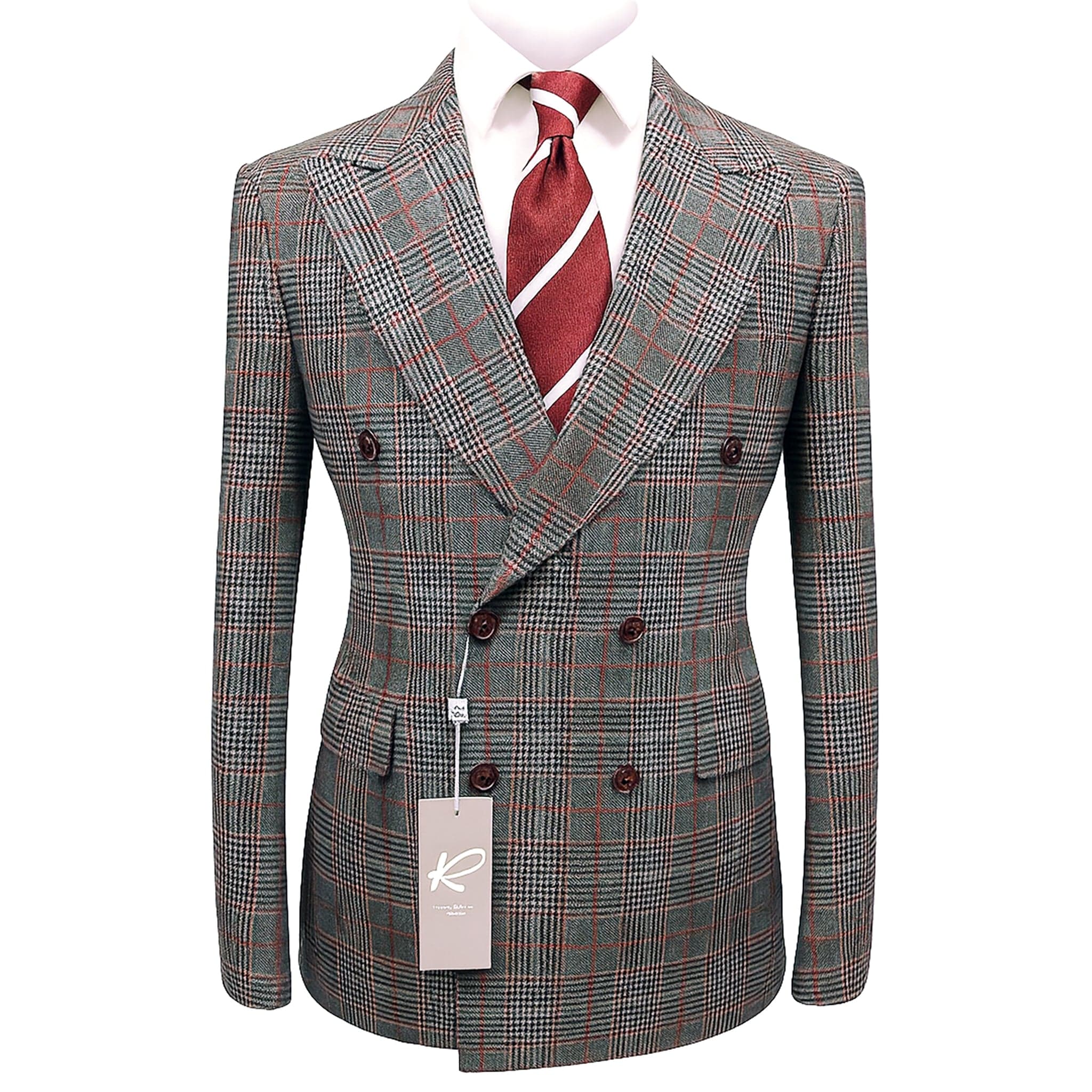 GR CLOTHING GRP DBA ROSSI U SM MILANO DOUBLE BREASTED SUIT