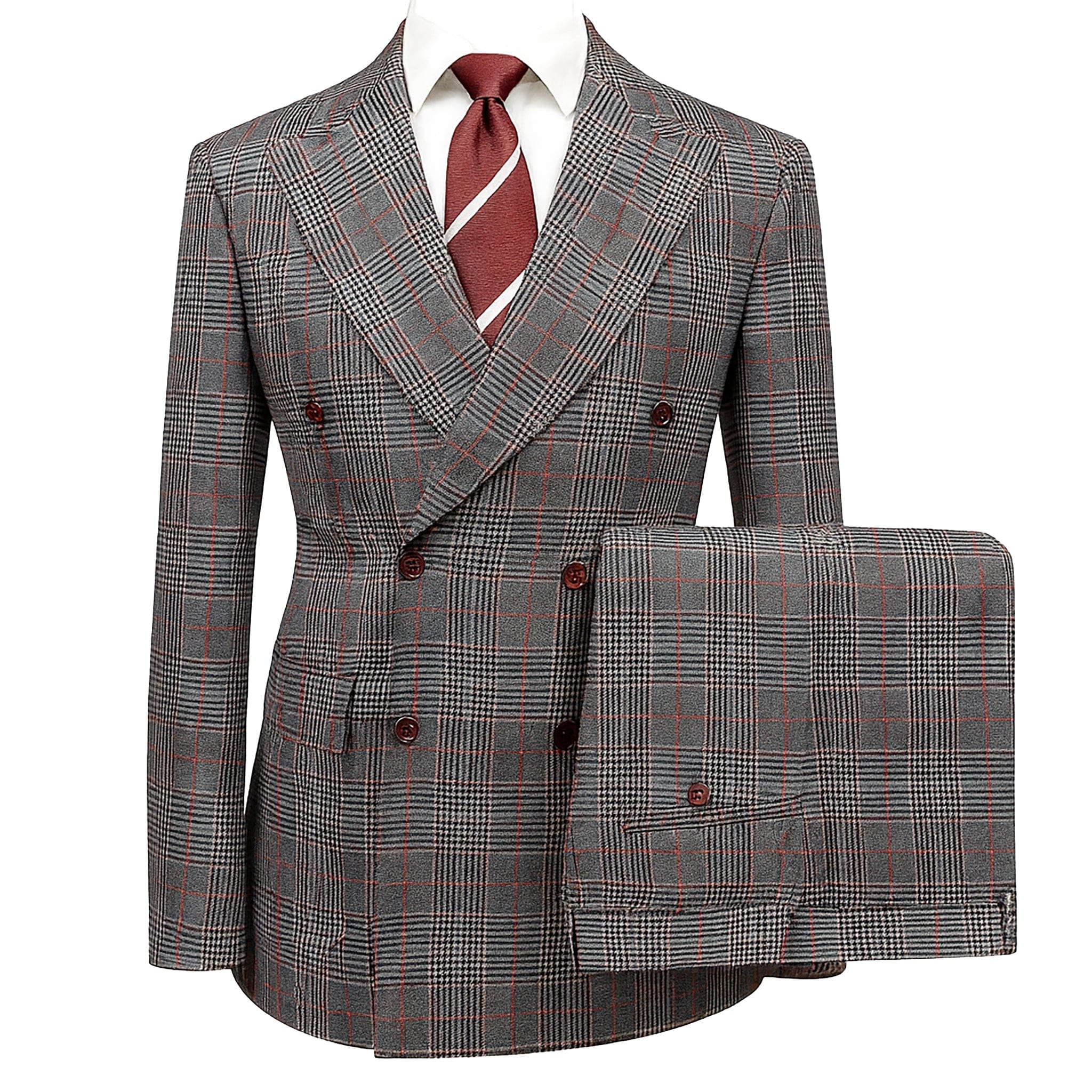 GR CLOTHING GRP DBA ROSSI U SM 40REG / RM2026 MILANO DOUBLE BREASTED SUIT