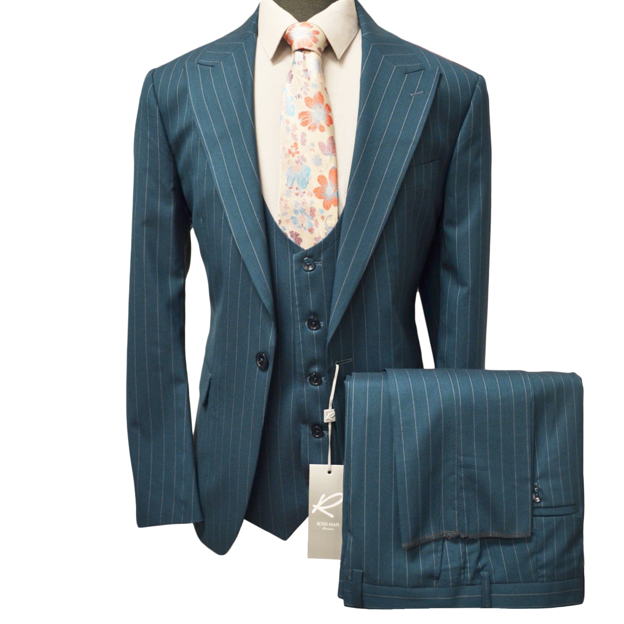 GR CLOTHING GRP DBA ROSSI U SM RM1876 / 40 REG RossiMan Tweed Suit/Tom