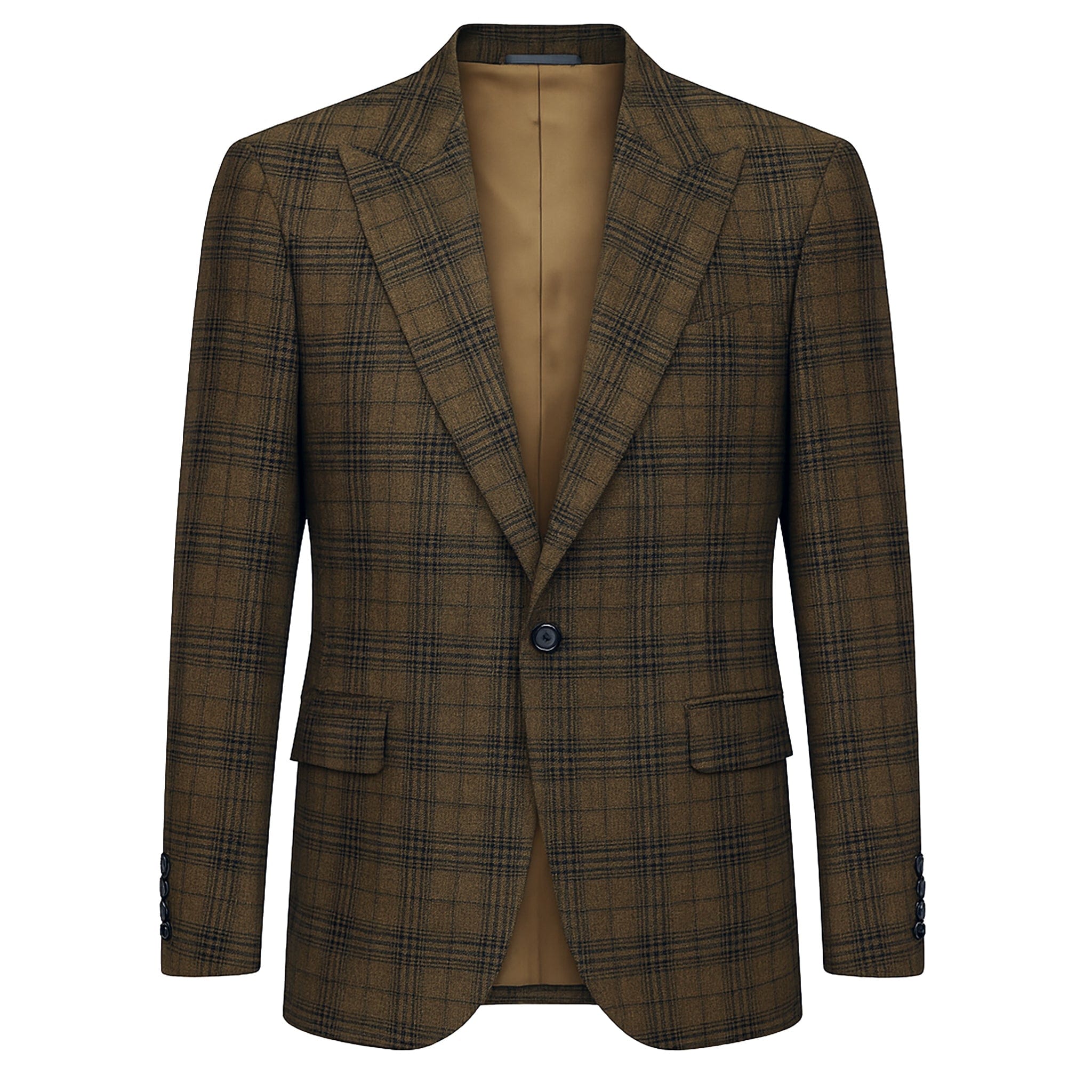 GR CLOTHING GRP DBA ROSSI U SM Tom 3Pcs Suit by Rossiman-Check Pattern