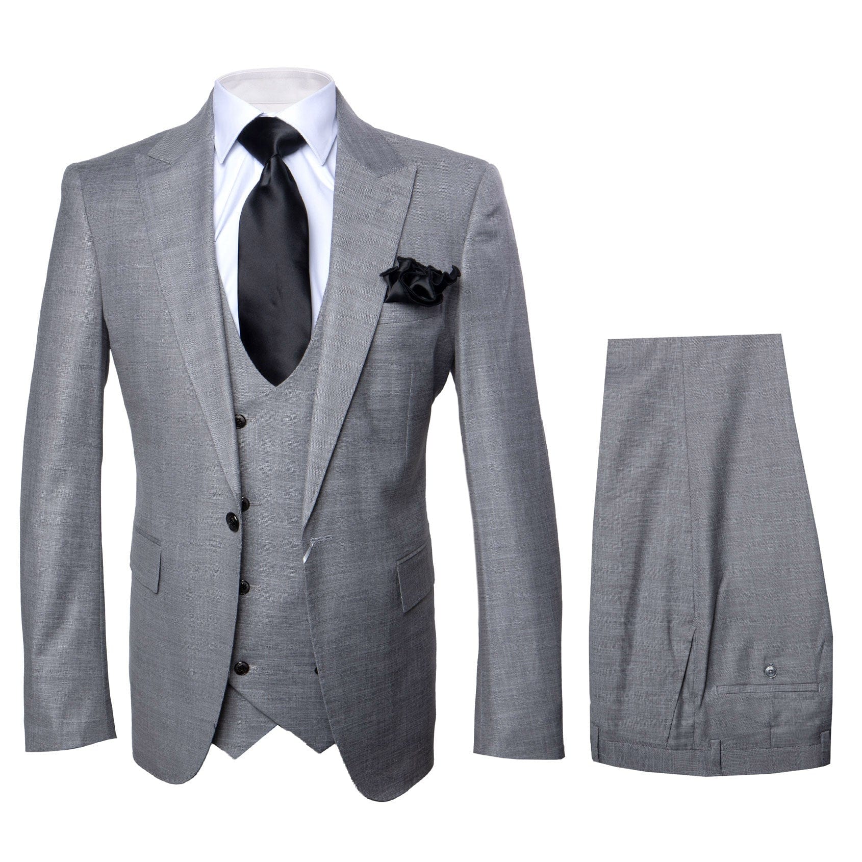 GR CLOTHING GRP DBA ROSSI U SS MAX VESTED SUIT by Rossi Man