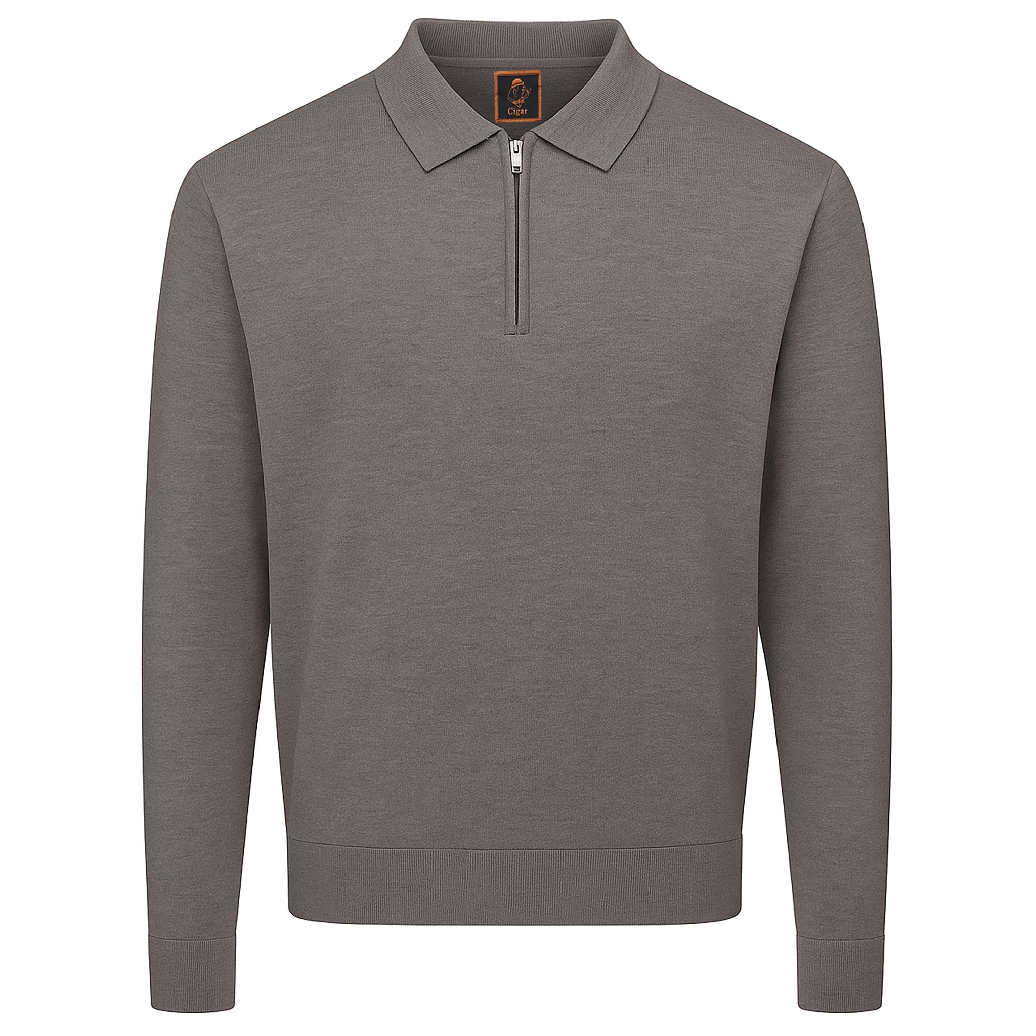 CGR SOLID POLO SWEATER