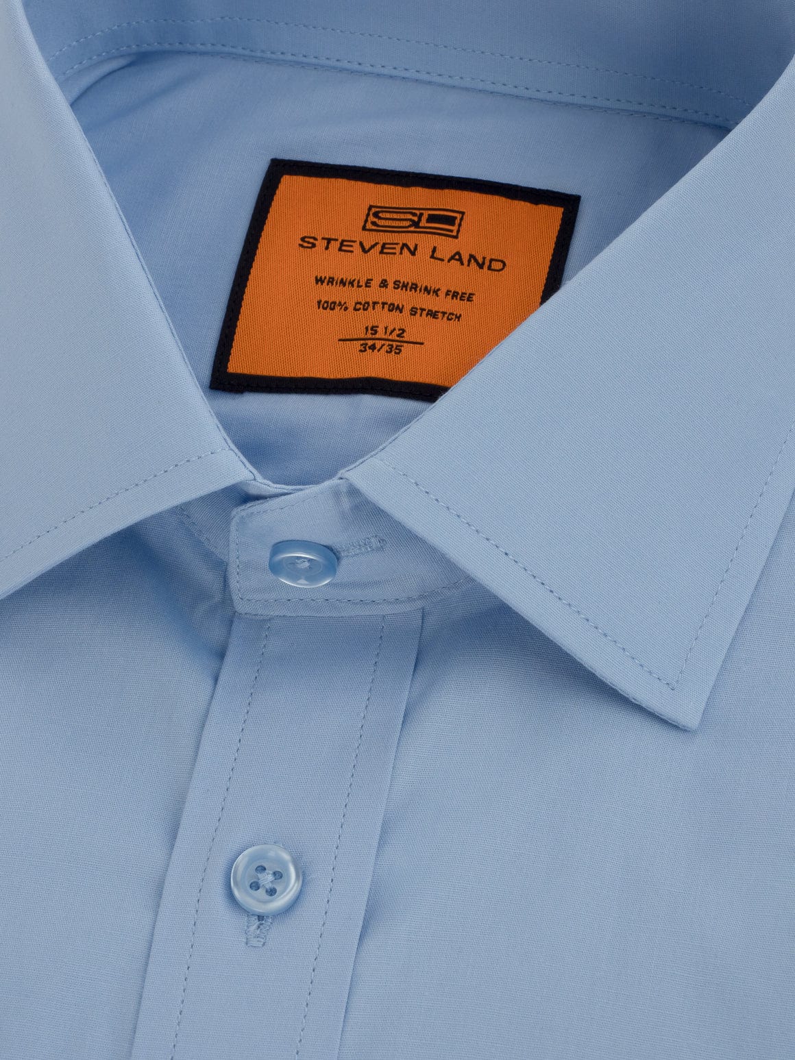 LND NECKWEAR INC. S CF Steven Land Dress Shirt| Classic Fit | French Cuff | 100% Cotton/Ds115f 4/5